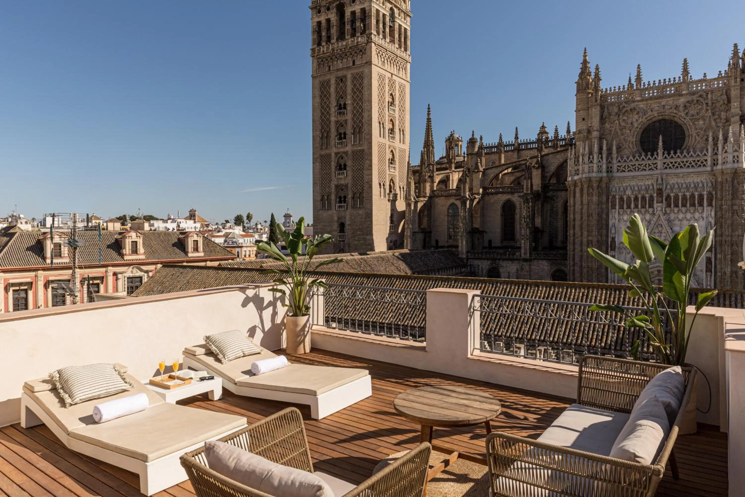 Balcony/Terrace in Puerta Catedral Apartments