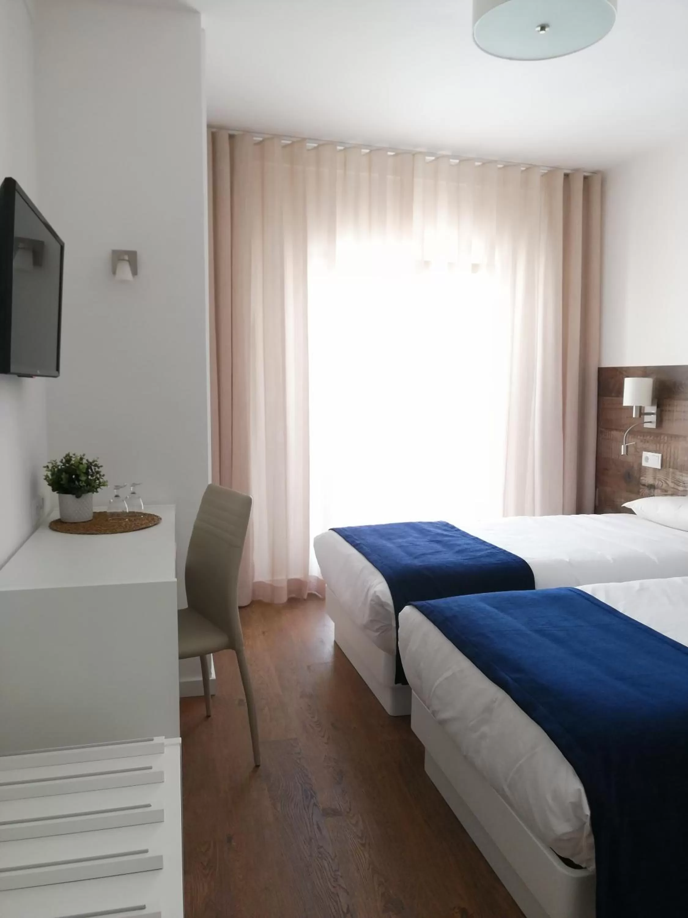 Bed in Hotel Veleiro