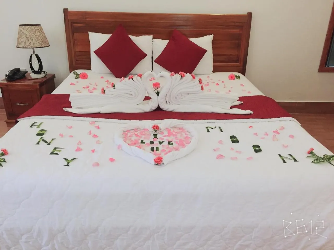 Decorative detail, Bed in Ngoc Viet Bungalow