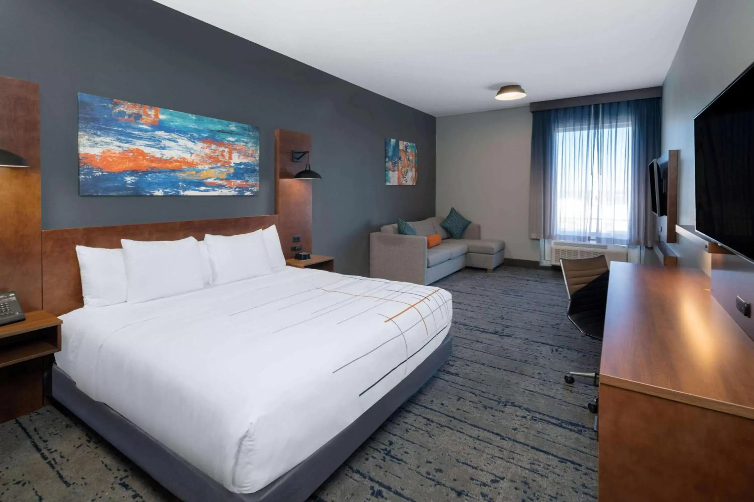 1 King Bed, Mobility Accessible Efficiency Room, Non-Smoking in La Quinta Inn & Suites by Wyndham Louisville NE - Old Henry Rd 1 King Bed, Mobility Accessible Efficiency Room, Non-Smoking in La Quinta Inn & Suites by Wyndham Louisville NE - Old Henry Rd