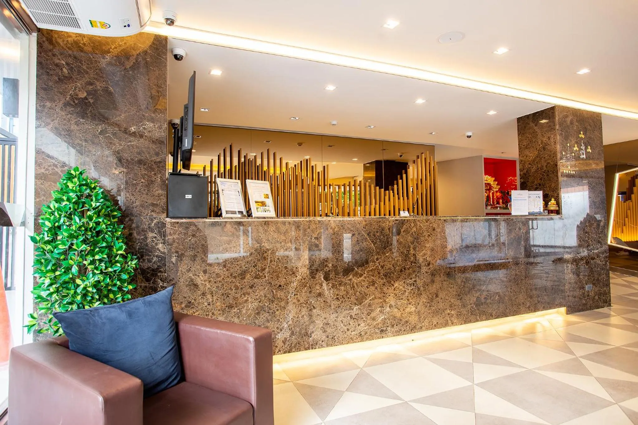 Lobby or reception in Spittze Hotel Pratunam