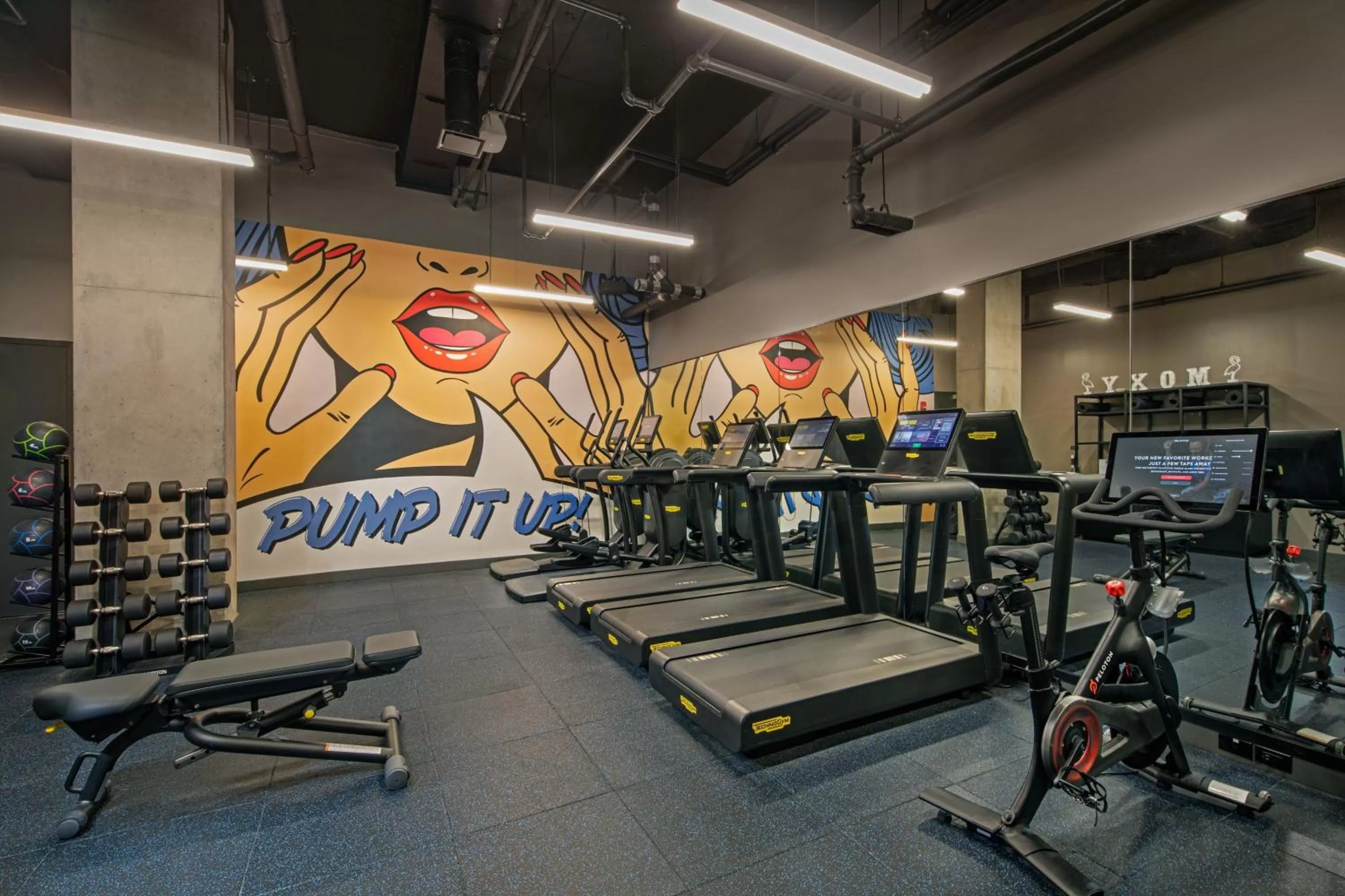 Fitness centre/facilities in Moxy Brooklyn Williamsburg