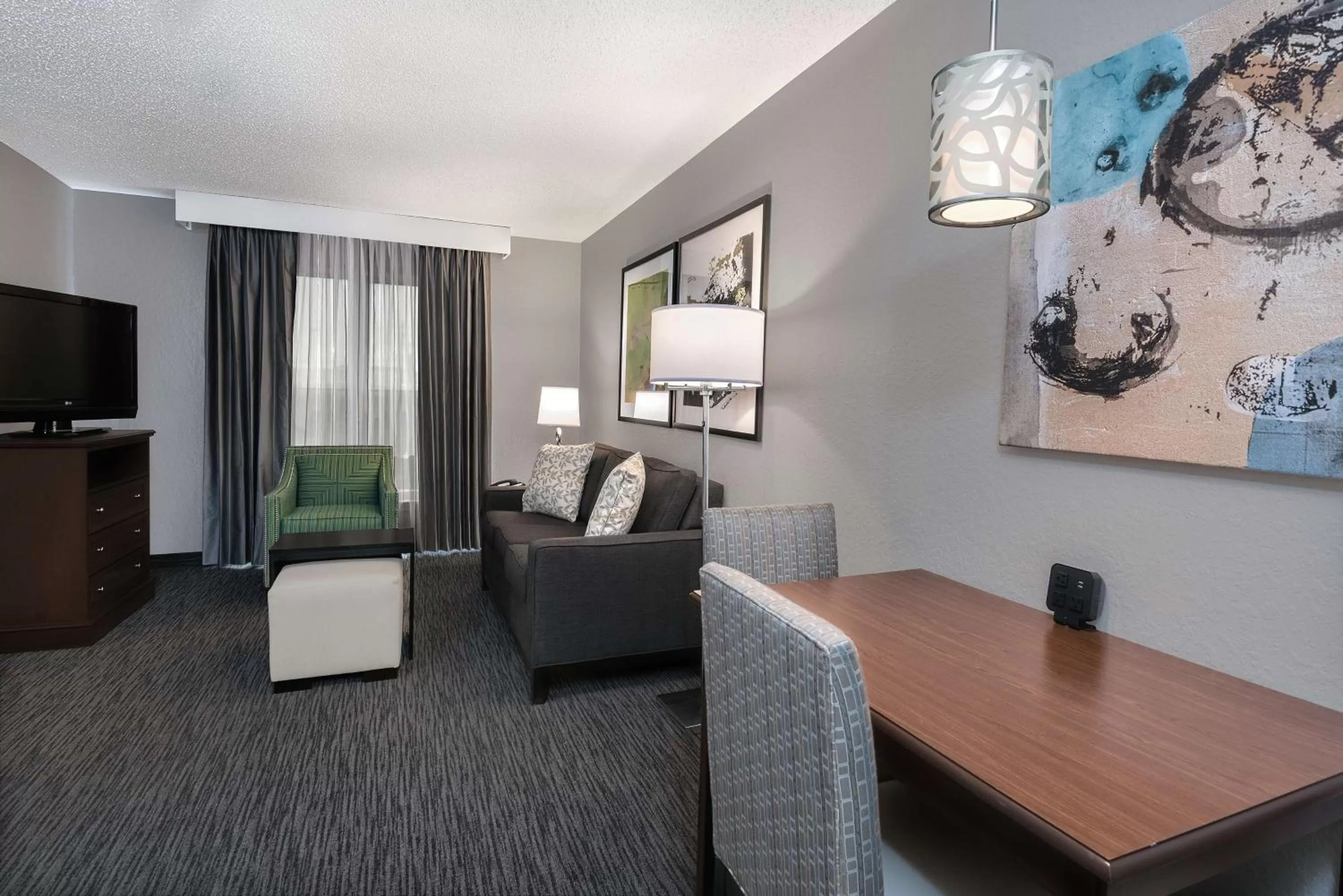 Living room in Homewood Suites by Hilton Houston-Clear Lake