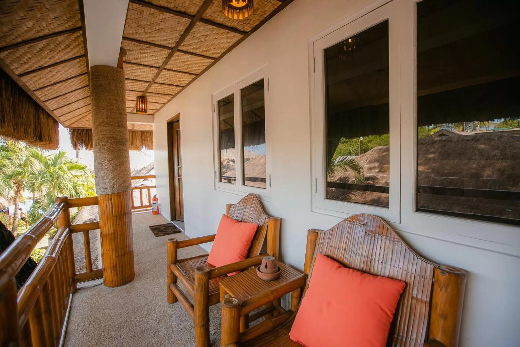 Balcony/Terrace in Kav's Beach Resort