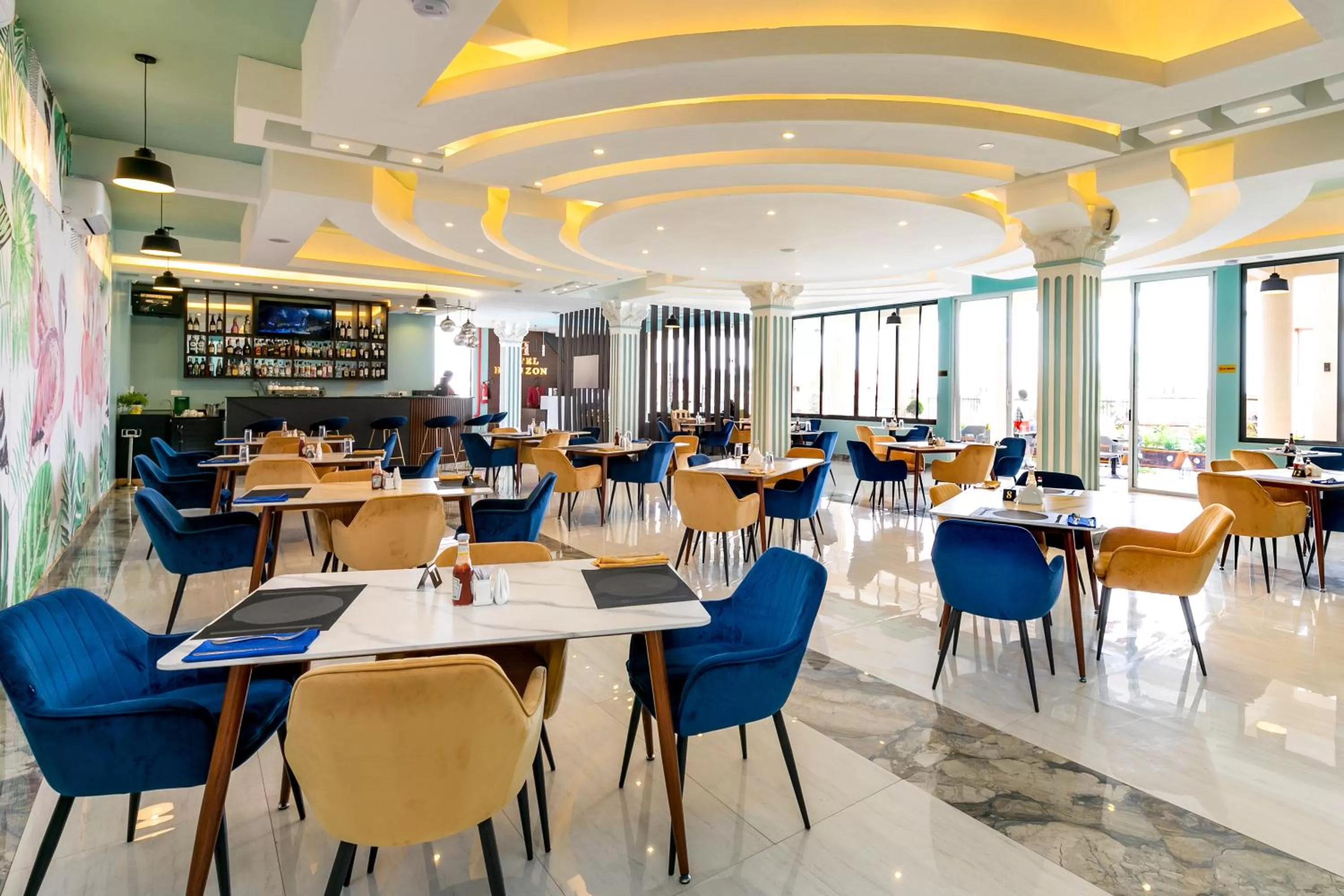 Restaurant/places to eat in Hotel Horizon Entebbe