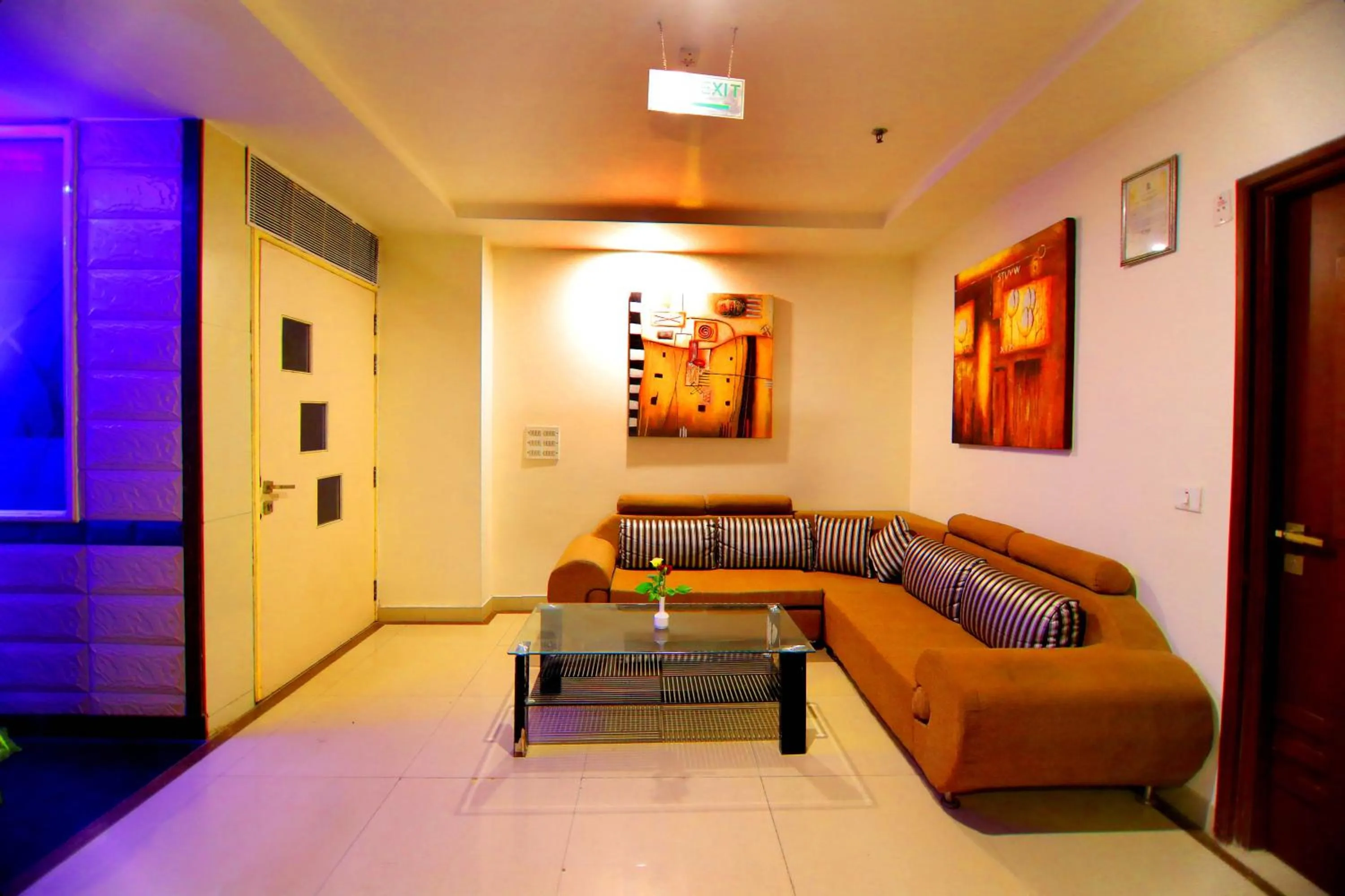 Library in Taj Inn Hotel