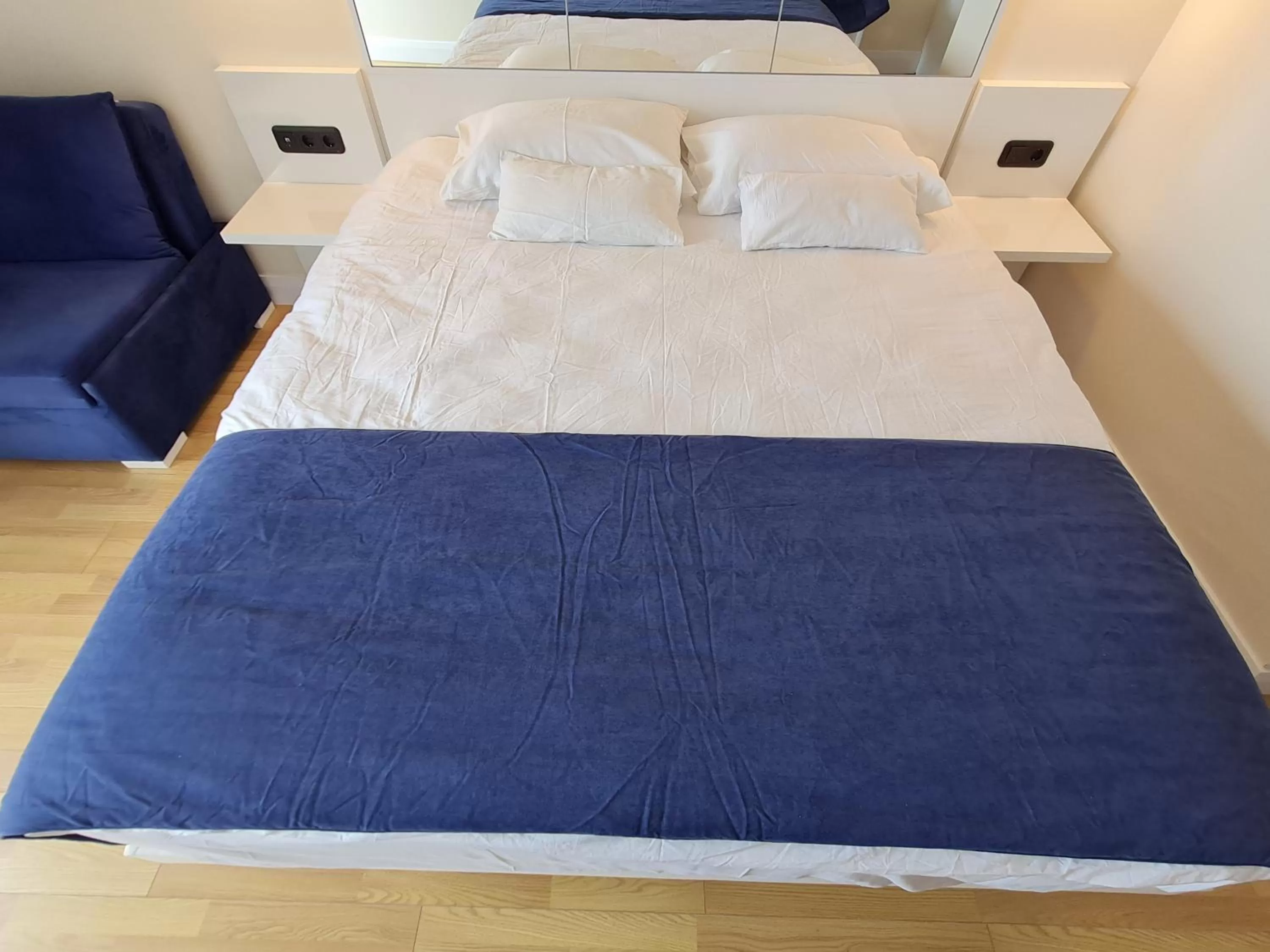 Bed in Hotel Orbi City Sea Horizon