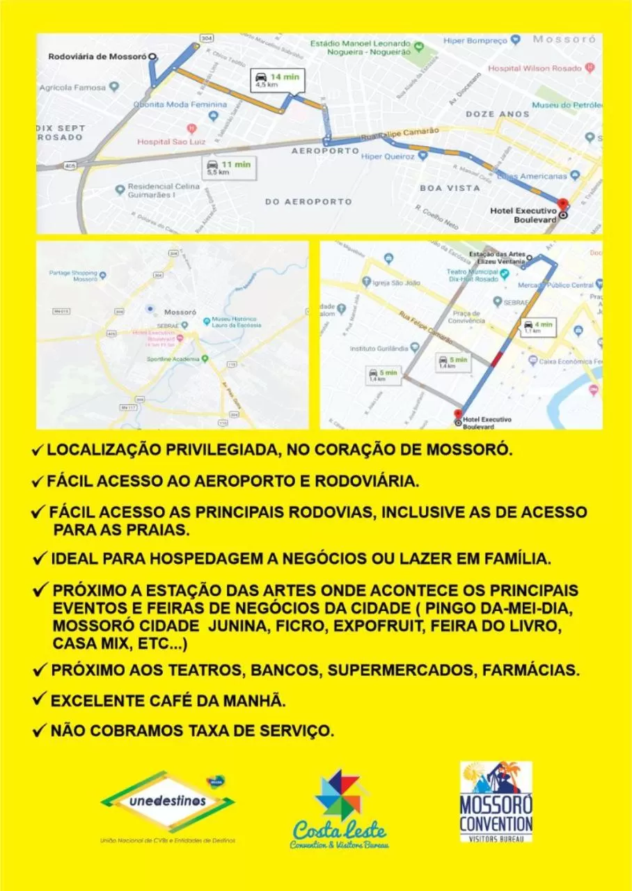 Location in Hotel Executivo Boulevard