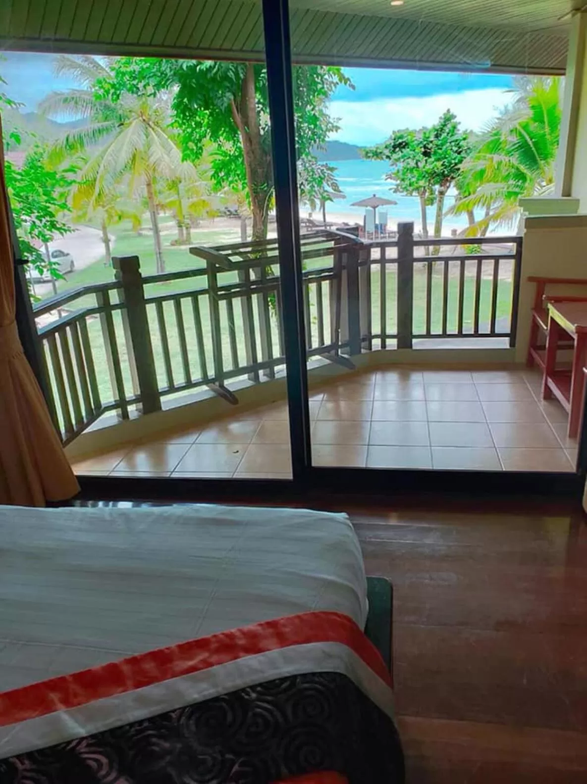 Balcony/Terrace, Bed in Klong Prao Resort