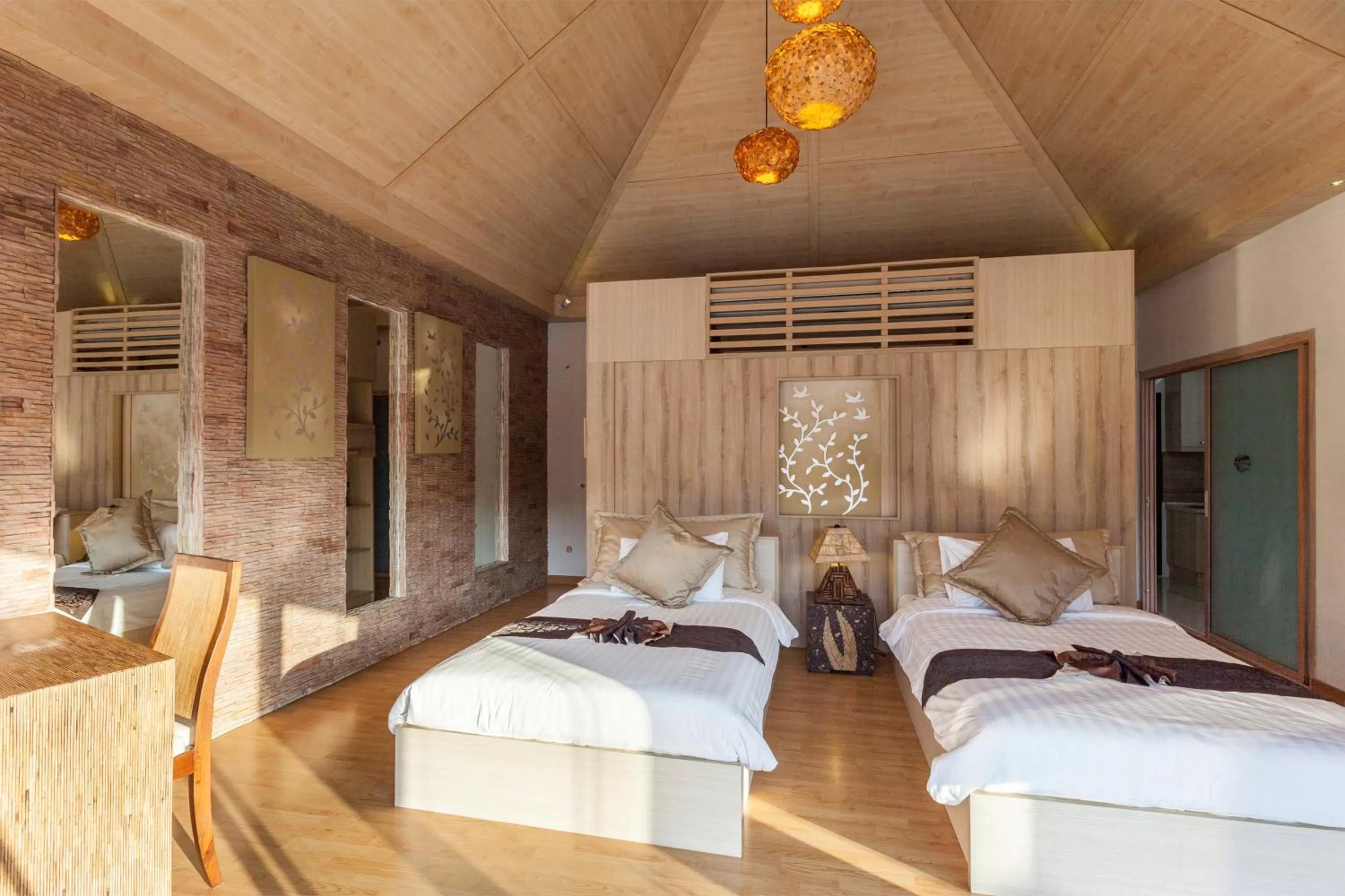 Bed in Dhevan Dara Resort & Spa Hua Hin - Pool Villa