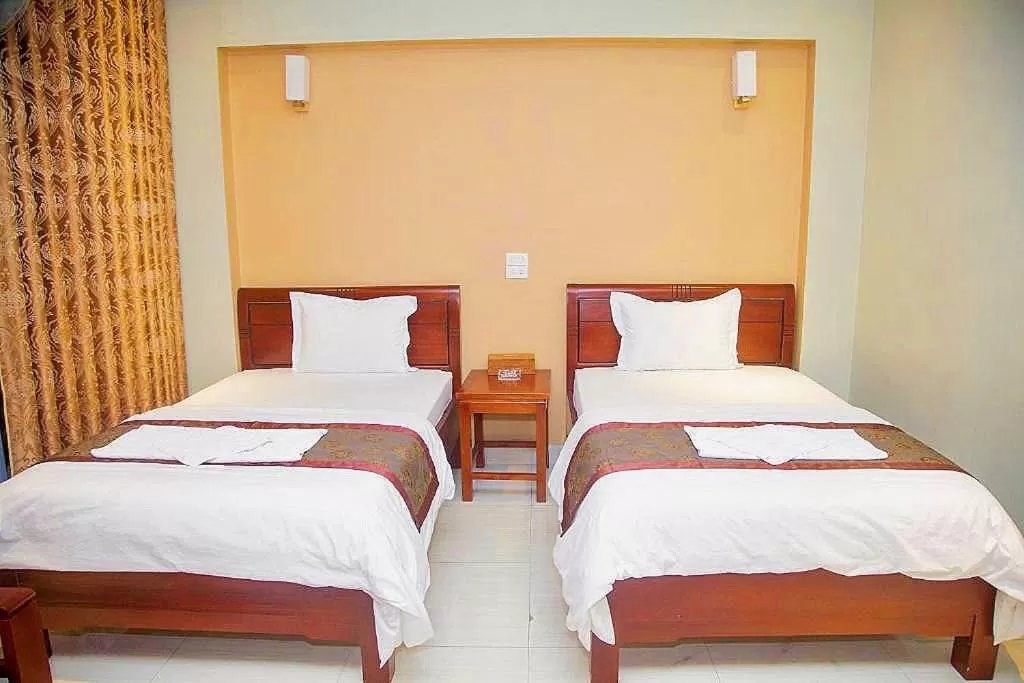 Bed in Khách Sạn Hoàng Gia 2 Lào Cai