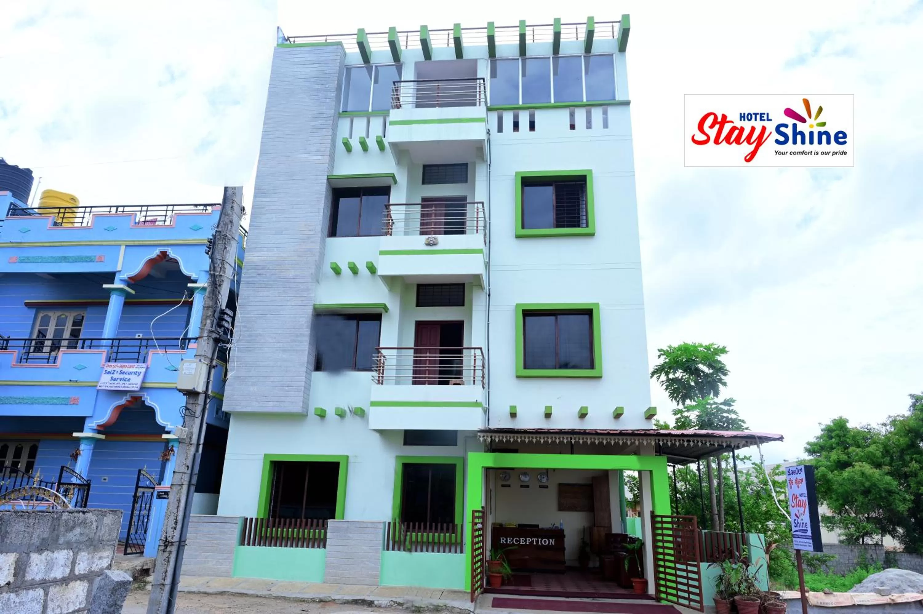 Property building in Hotel Stay Shine