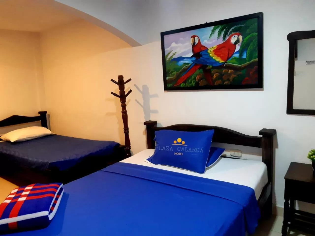 Bed in Hotel Plaza Calarcá