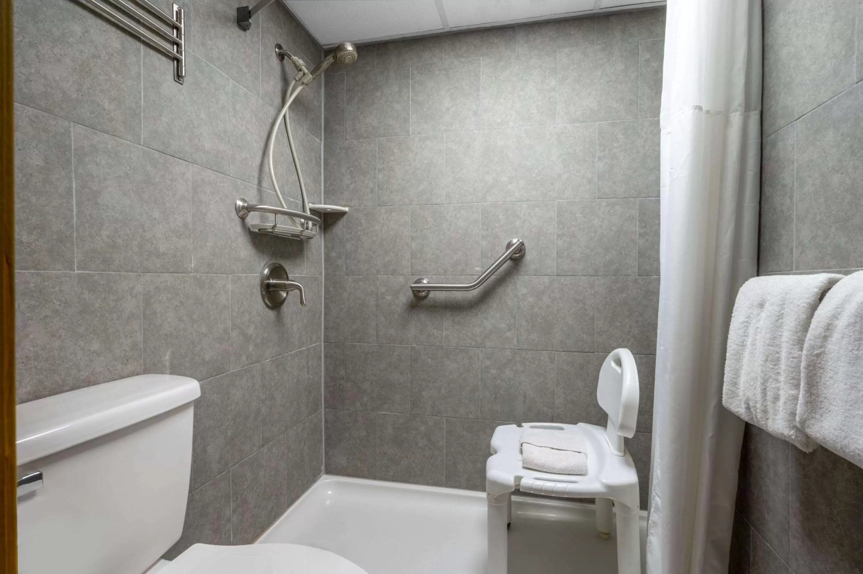 Shower in Super 8 by Wyndham Perrysburg-Toledo