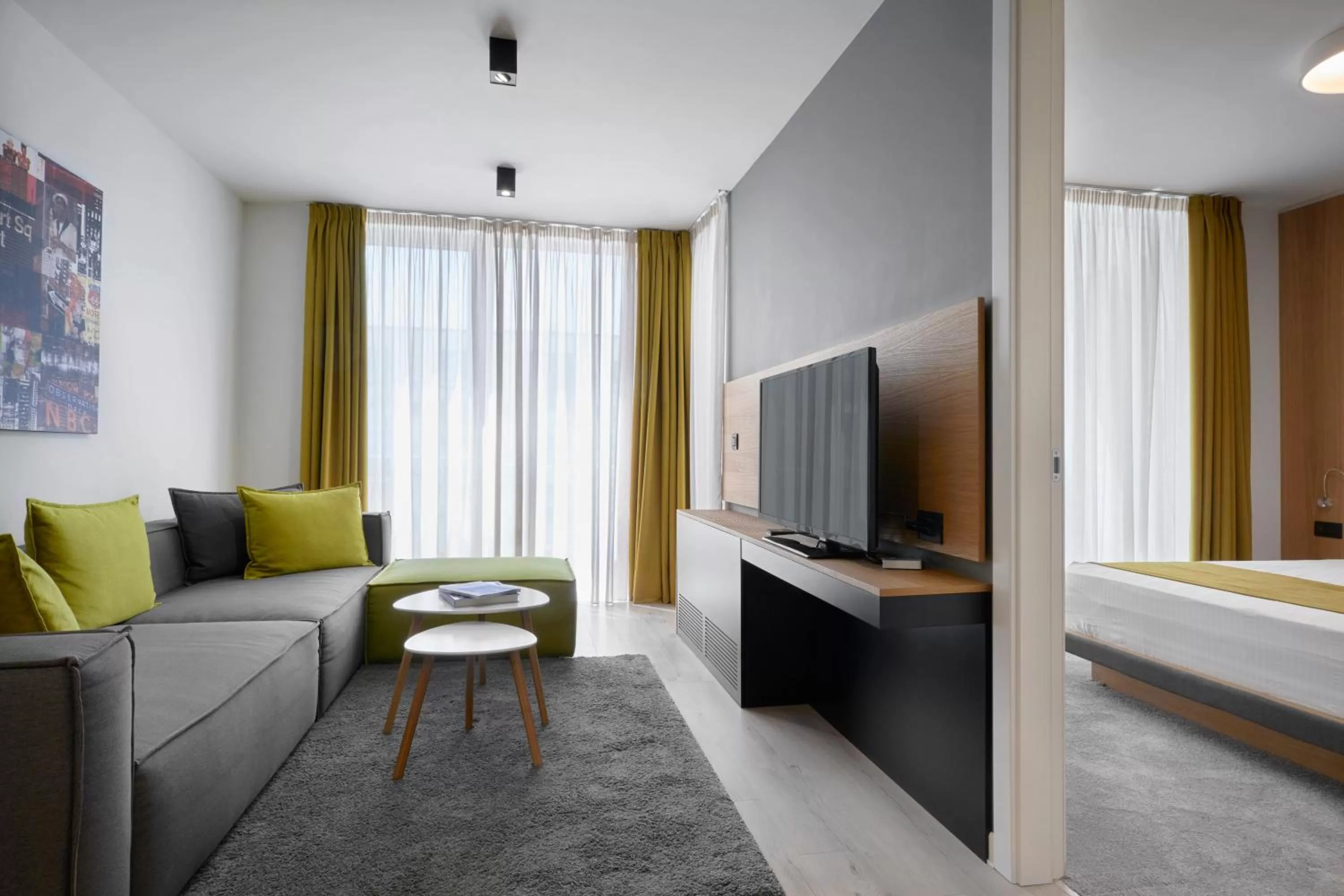 Communal lounge/ TV room, Seating Area in Adella Boutique Hotel - Free Secured Parking