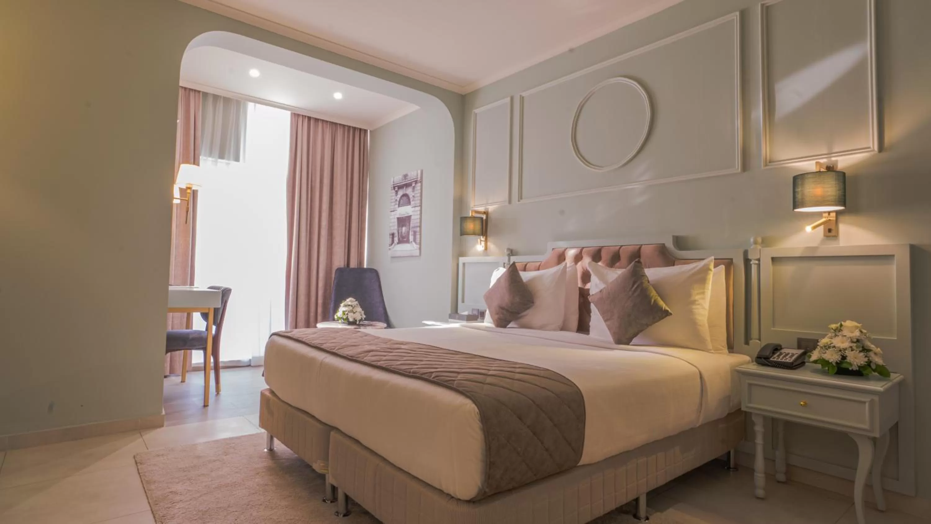 Bed in President Hotel