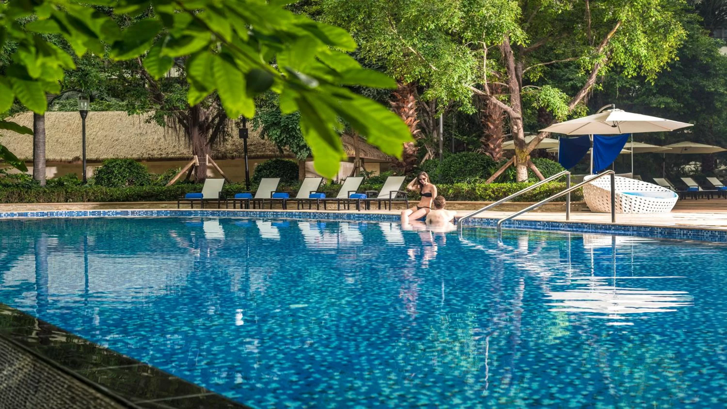 Swimming pool in InterContinental Chengdu Global Center by IHG