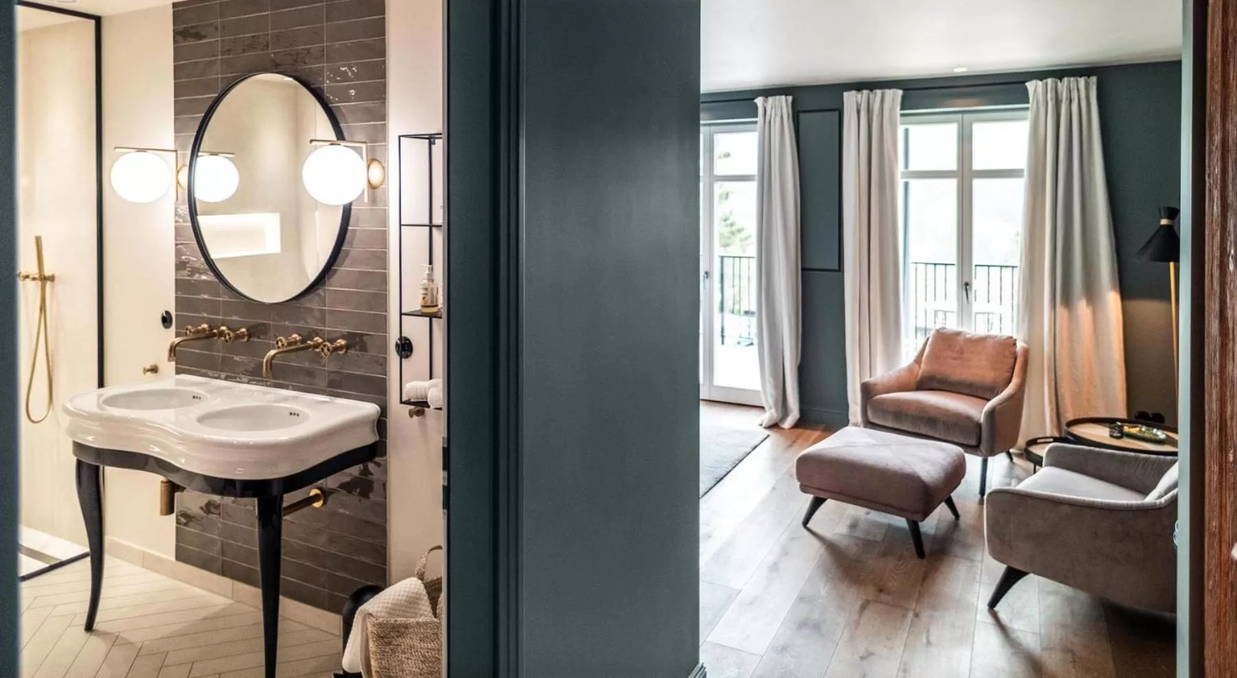 Bathroom in Alpenloge Hotel