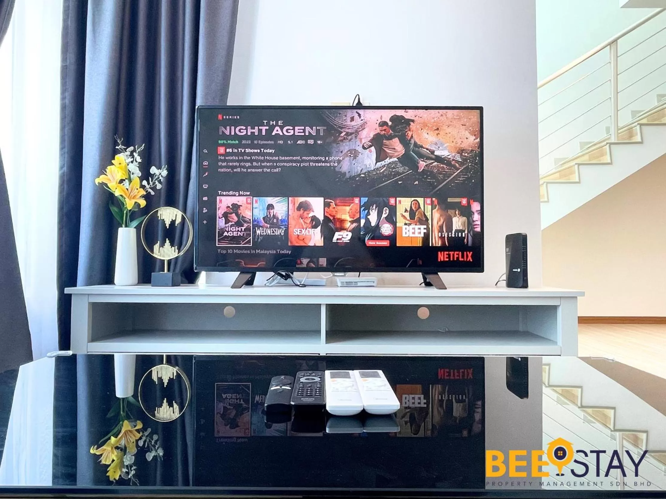 TV/Entertainment Center in The Wave Suites Melaka by BEESTAY