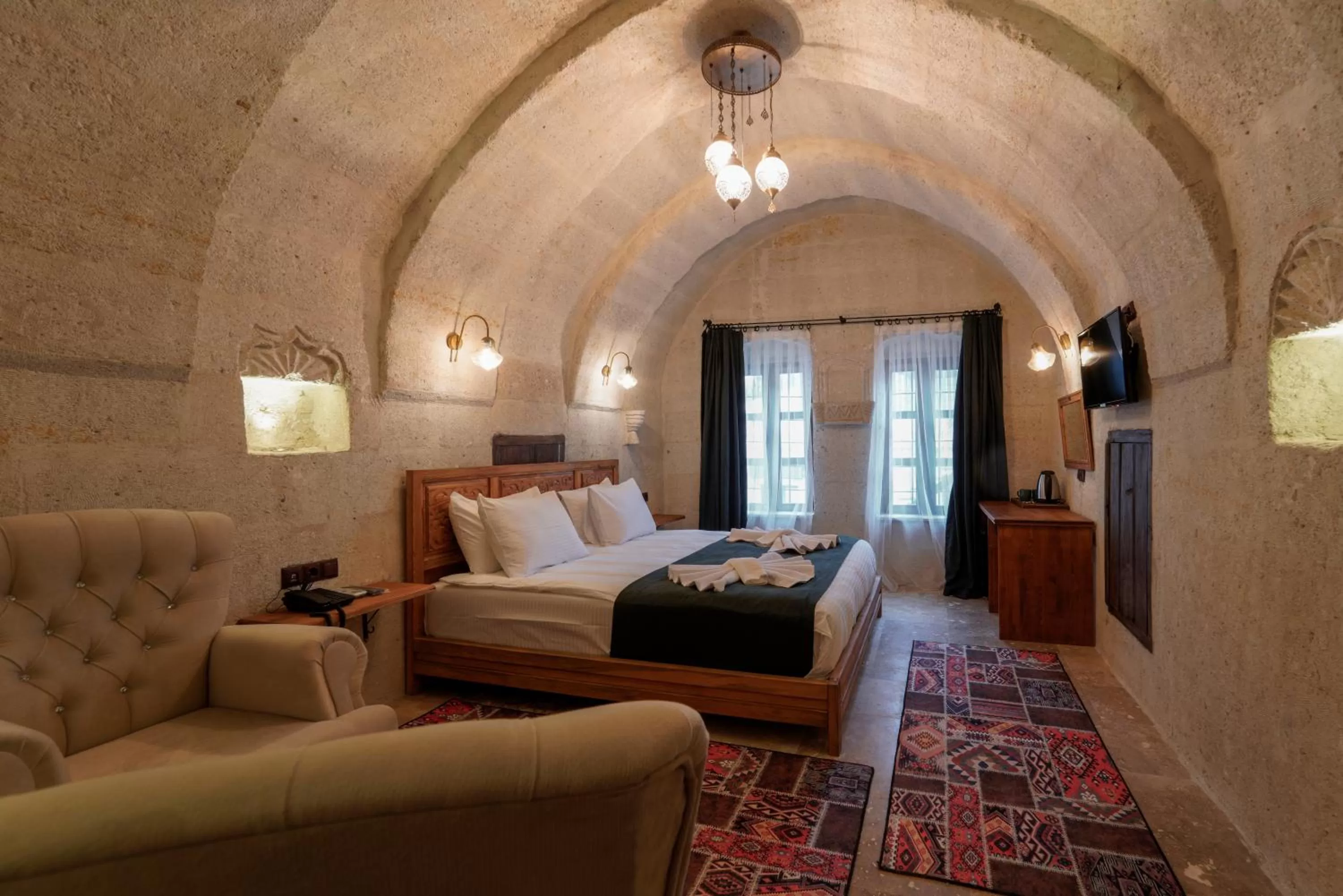 Bedroom, Bed in Göreme Escape Cave