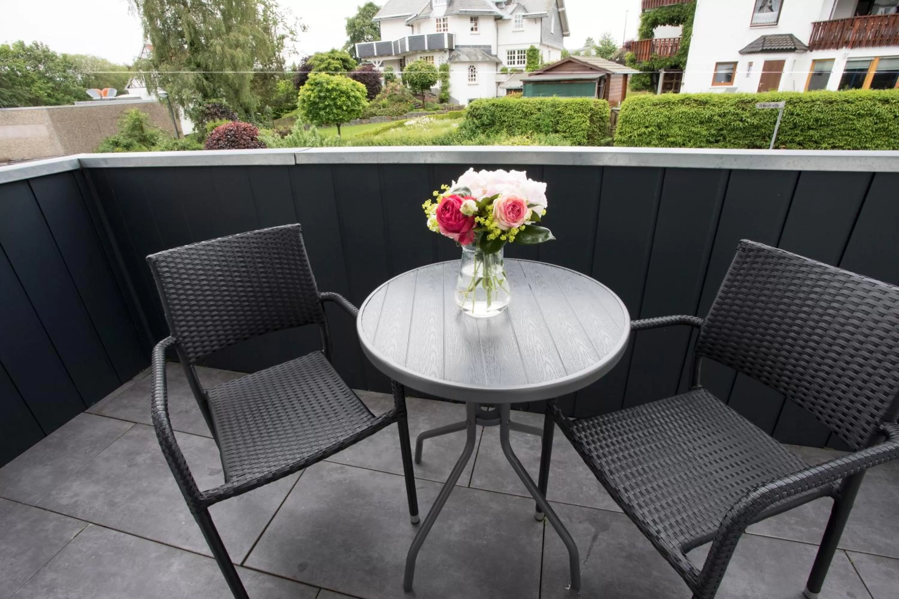 Garden view in Hotel Forsthaus