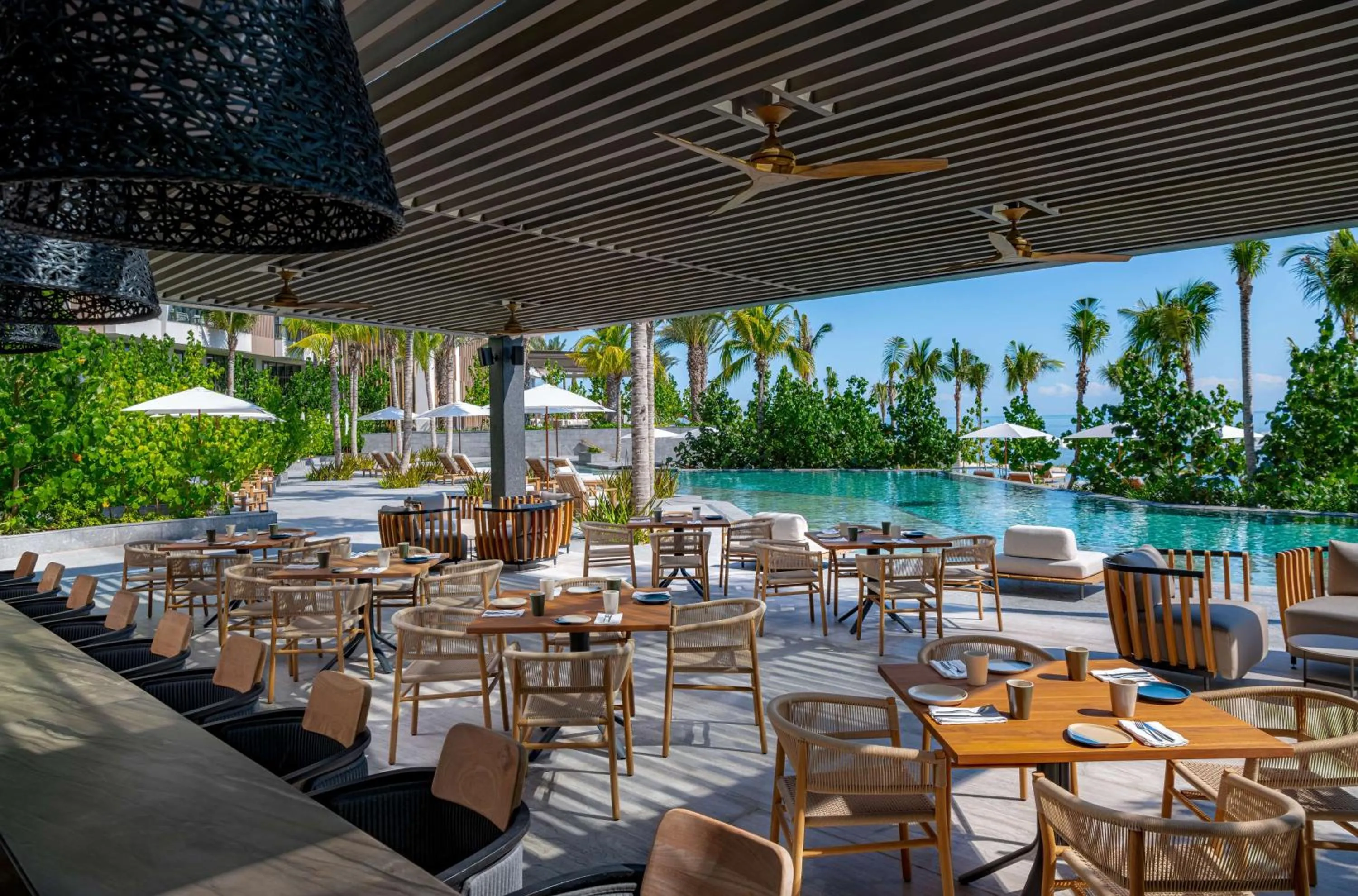 Pool view in Waldorf Astoria Riviera Maya