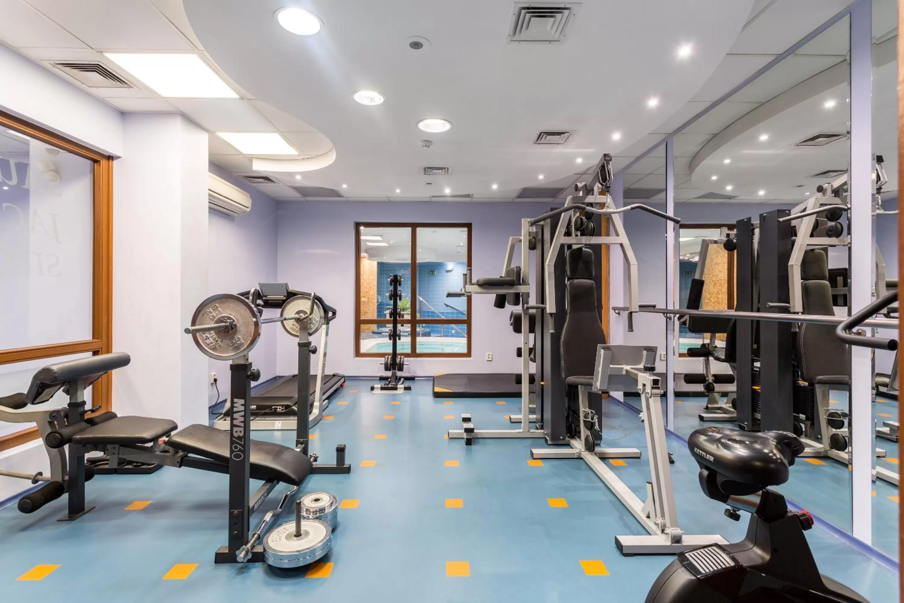 Fitness centre/facilities in Qubus Hotel Gorzów Wielkopolski