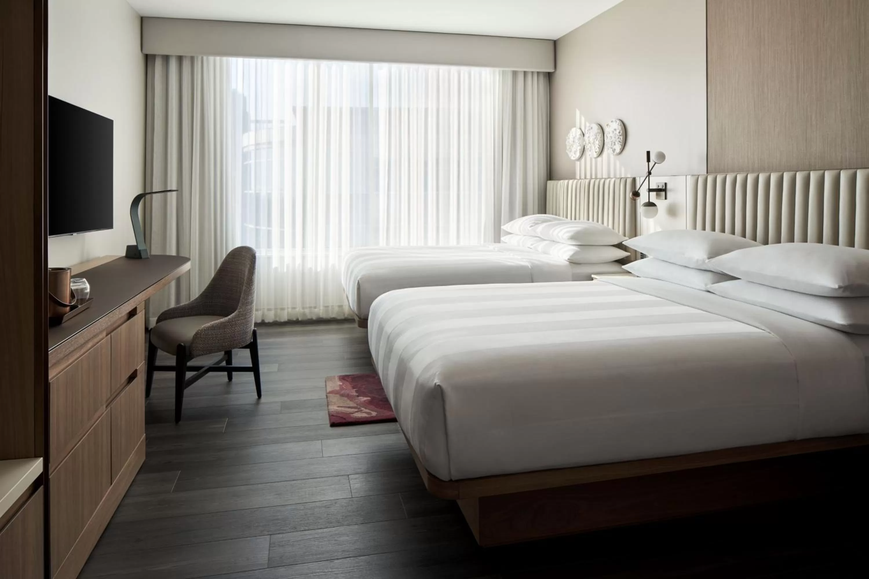 Queen Room with Two Queen Beds - Club Level in Marriott Bethesda Downtown at Marriott HQ