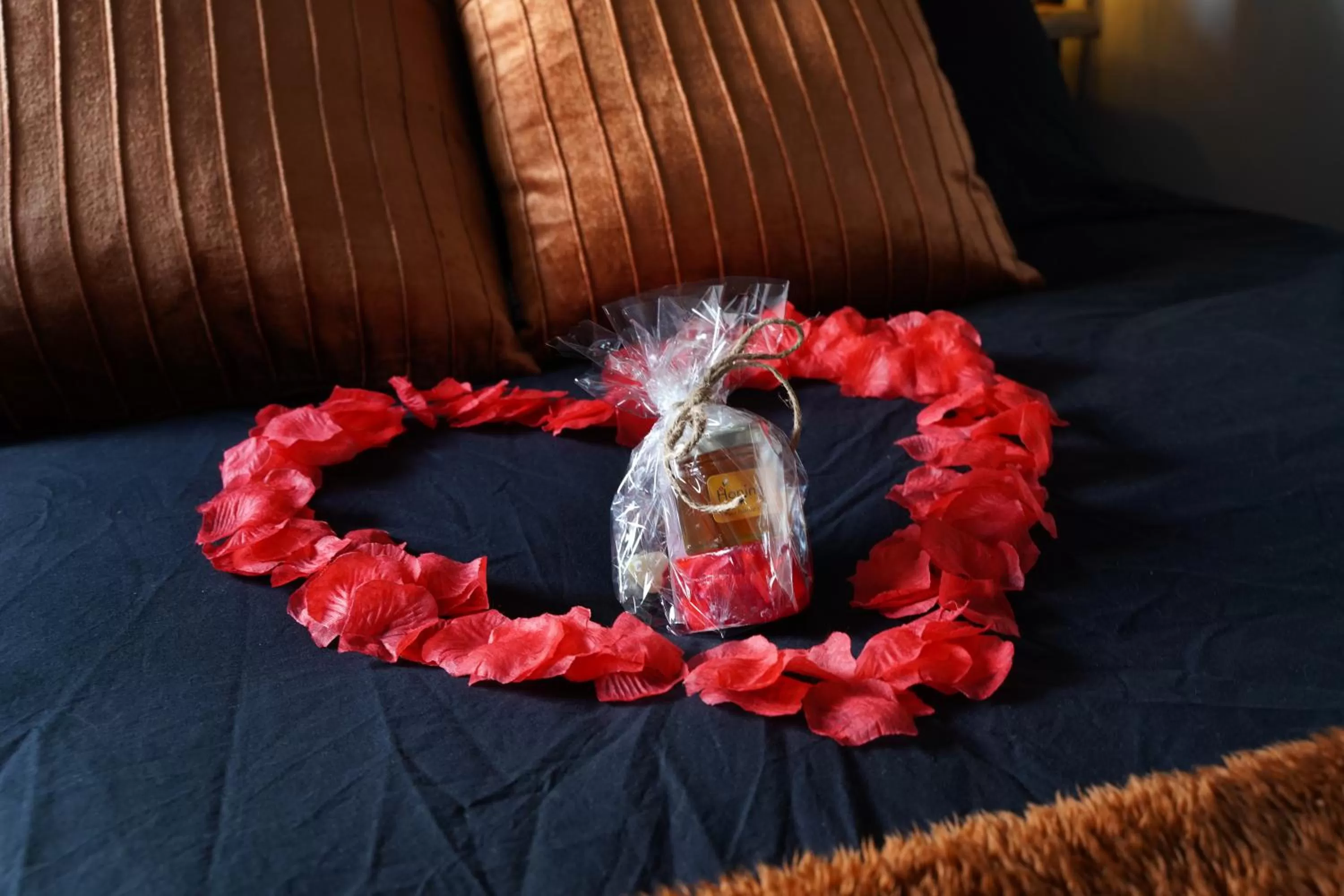 Bed in B&B het duinhuisje met jacuzzi