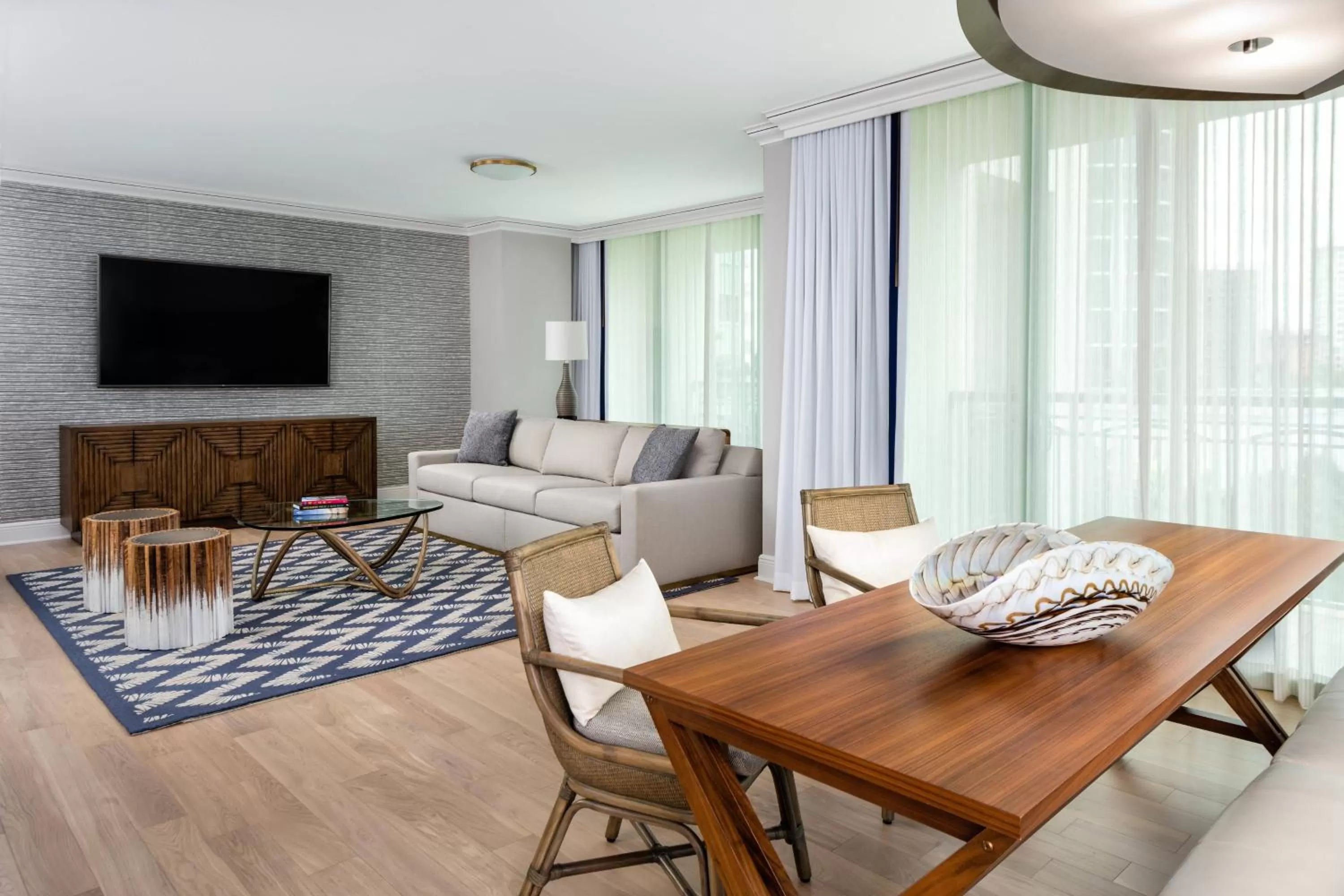 Living room in The Ritz-Carlton Coconut Grove, Miami