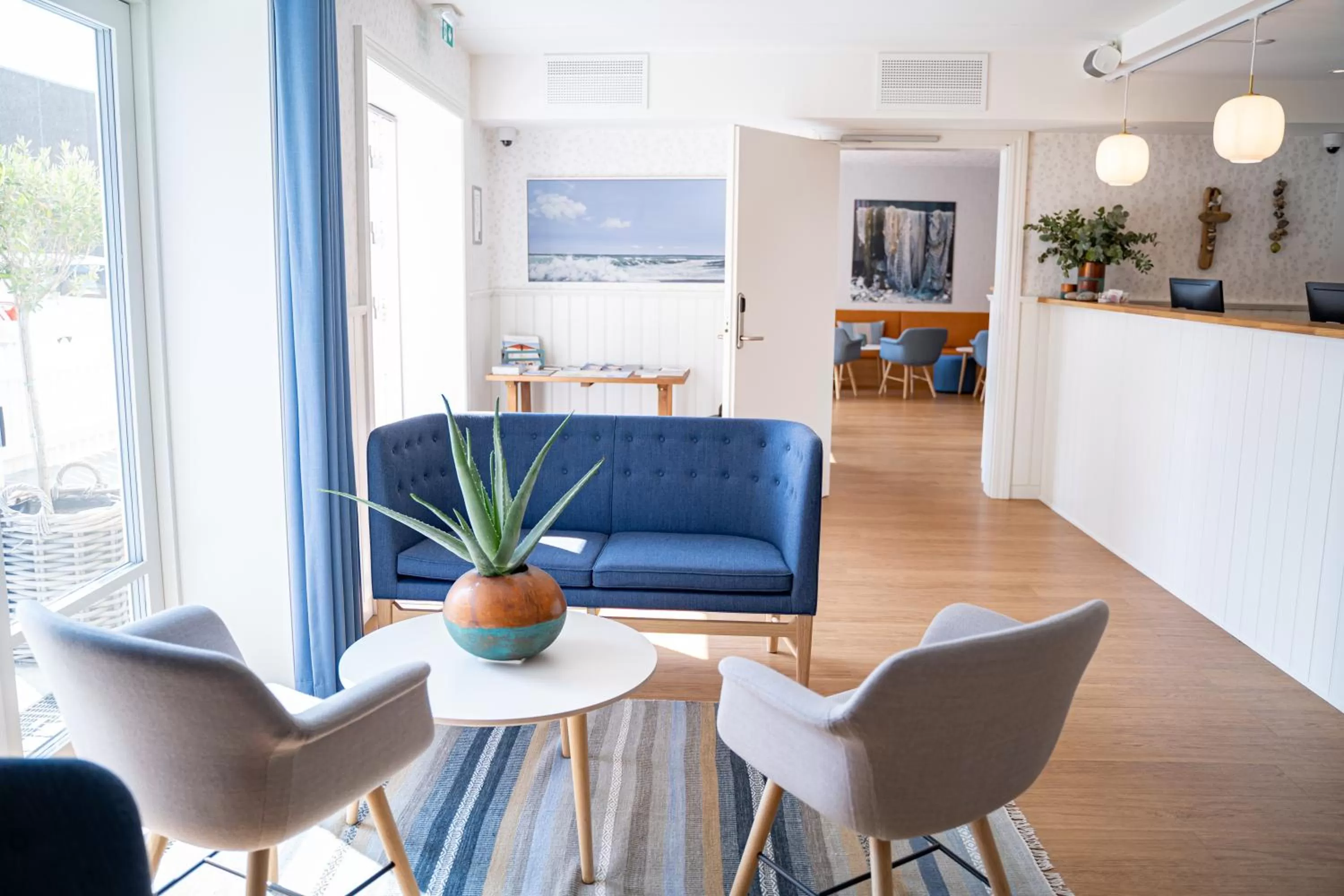 Lobby or reception in Hotel Marie