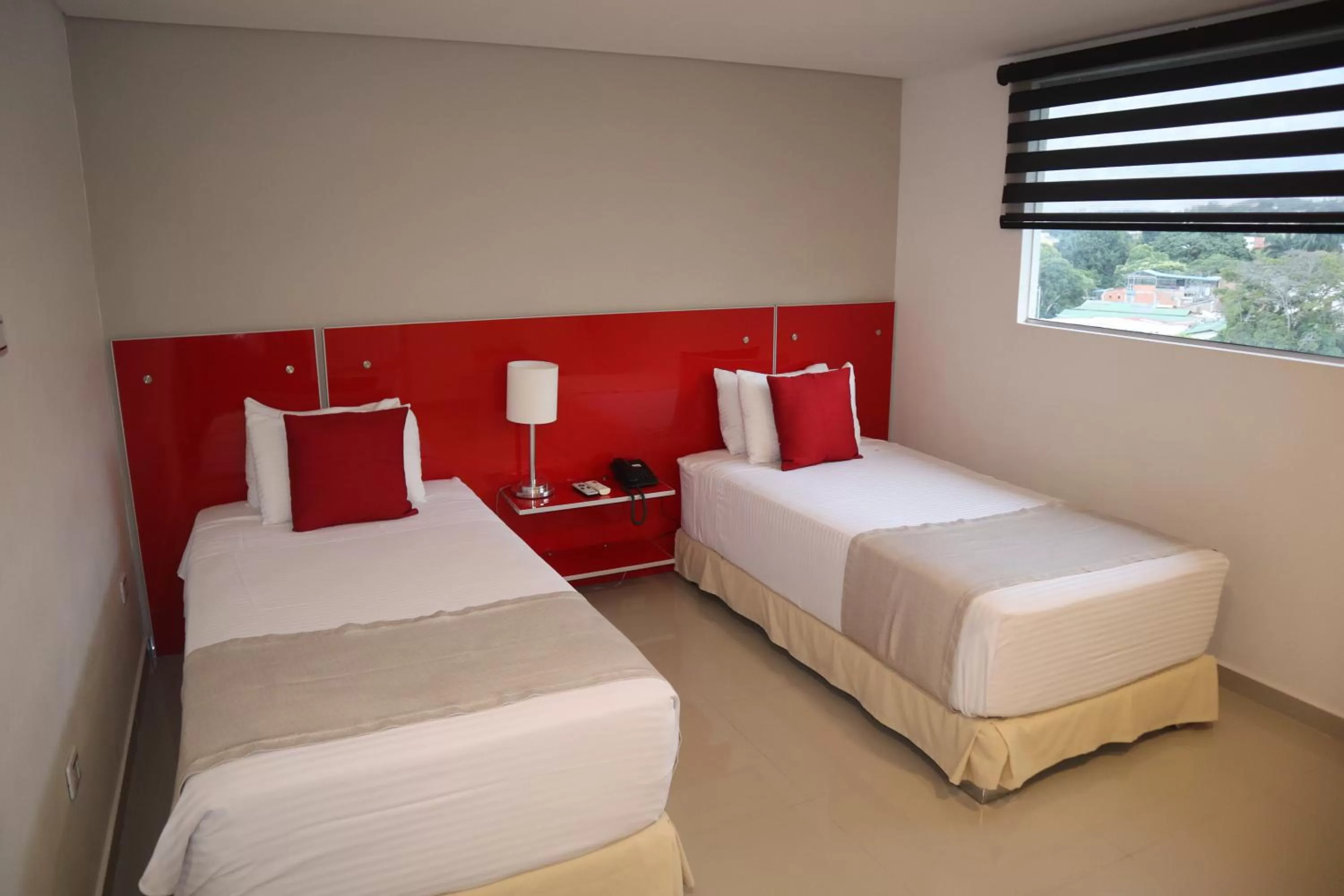 Bed in Hotel Blue 66