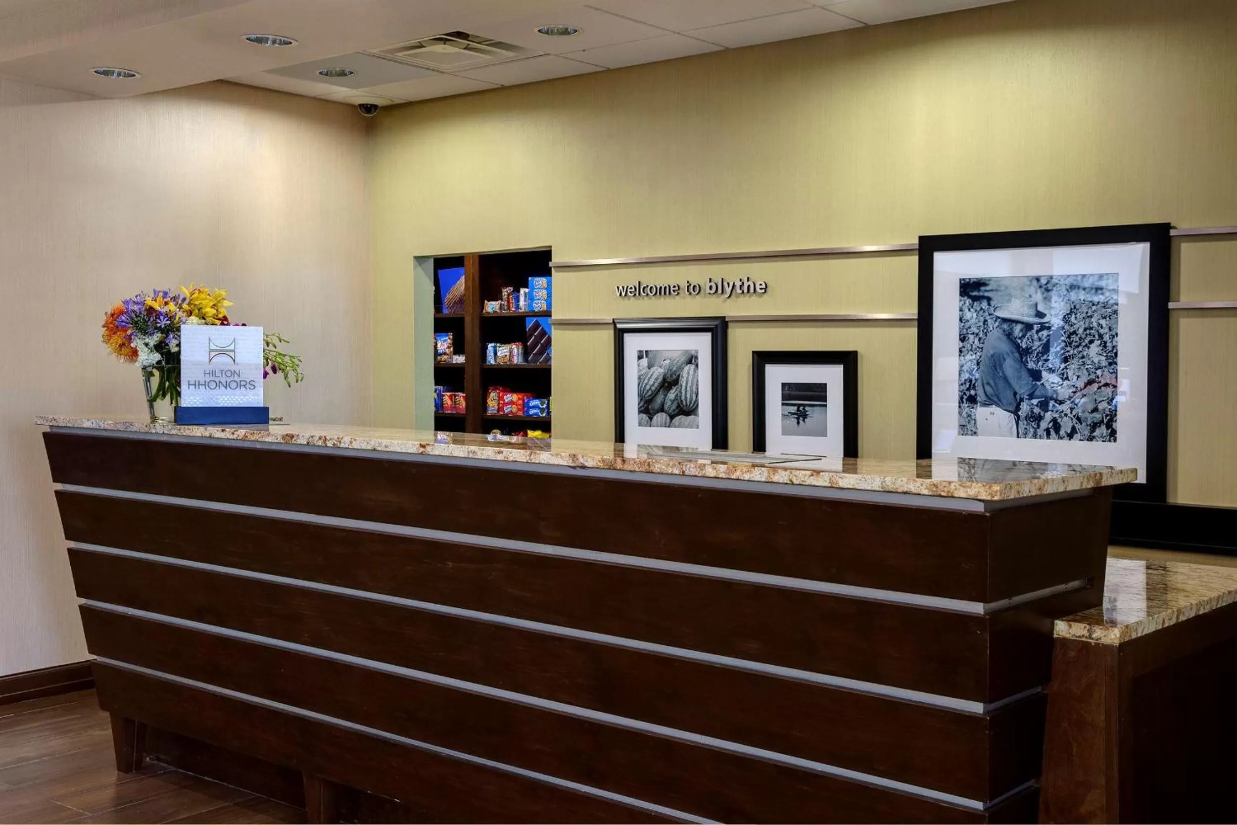 Lobby or reception in Hampton Inn & Suites Blythe, CA