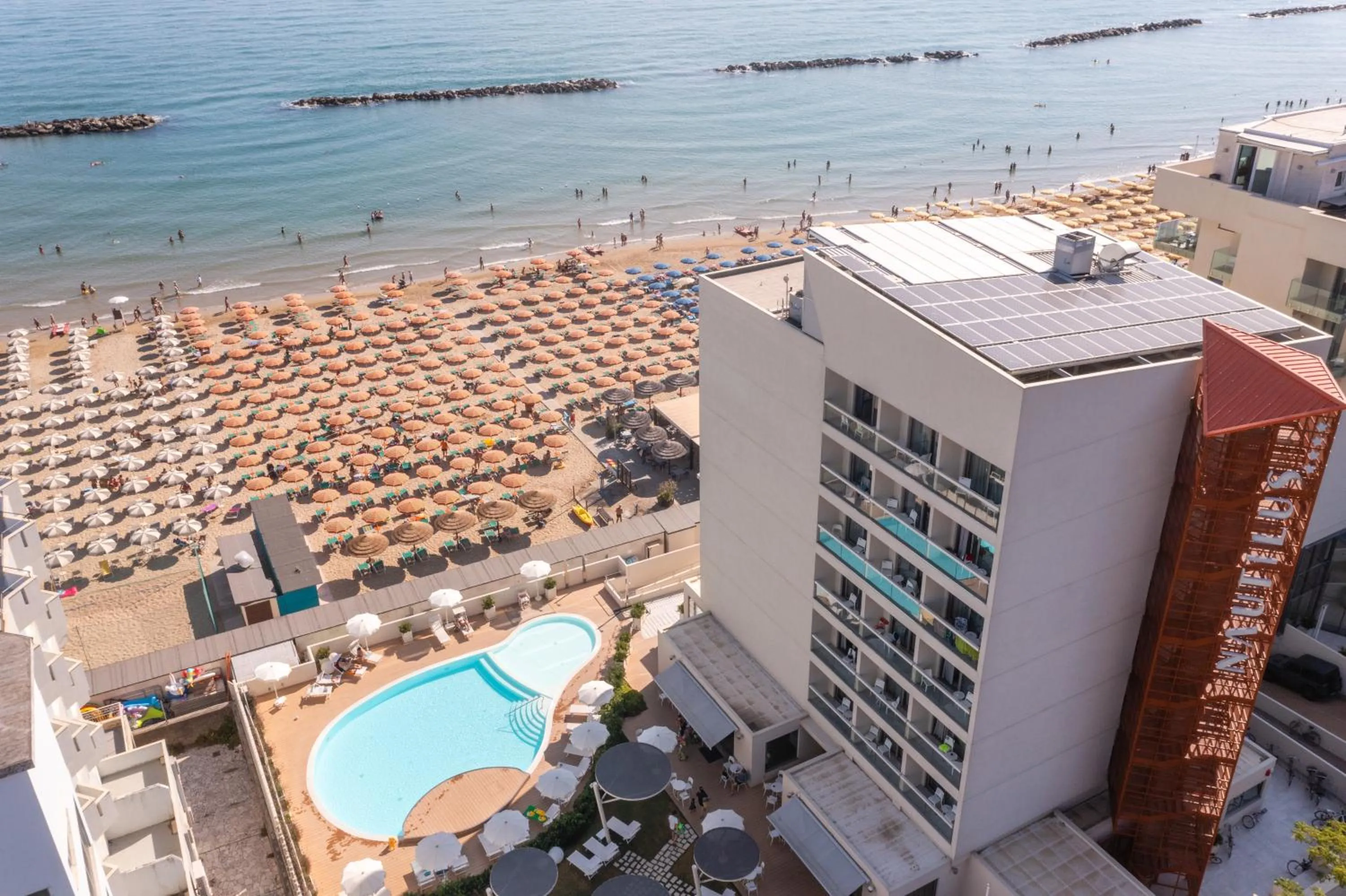 Bird's eye view in Nautilus Family Hotel