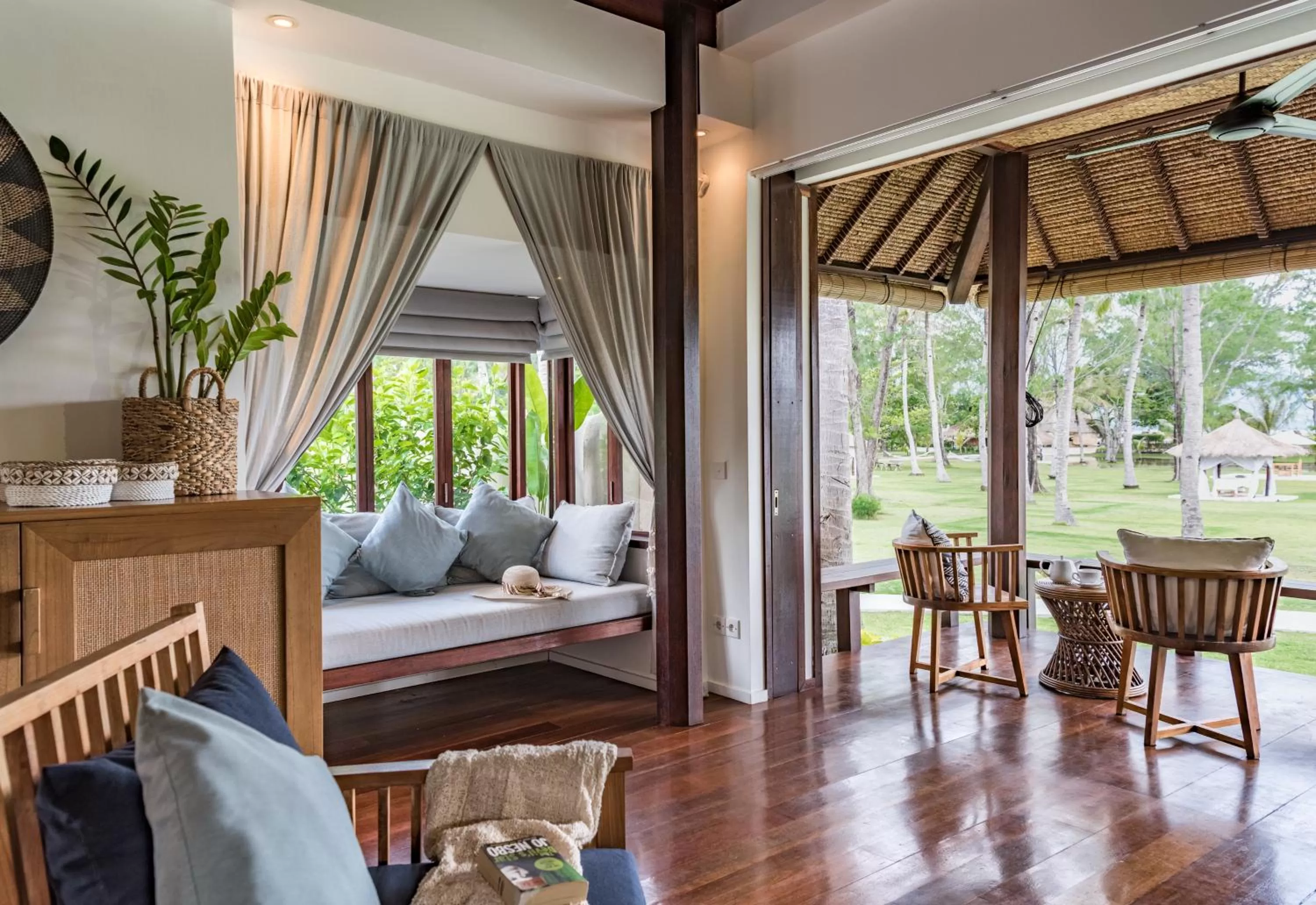 Garden view in Pondok Santi Estate