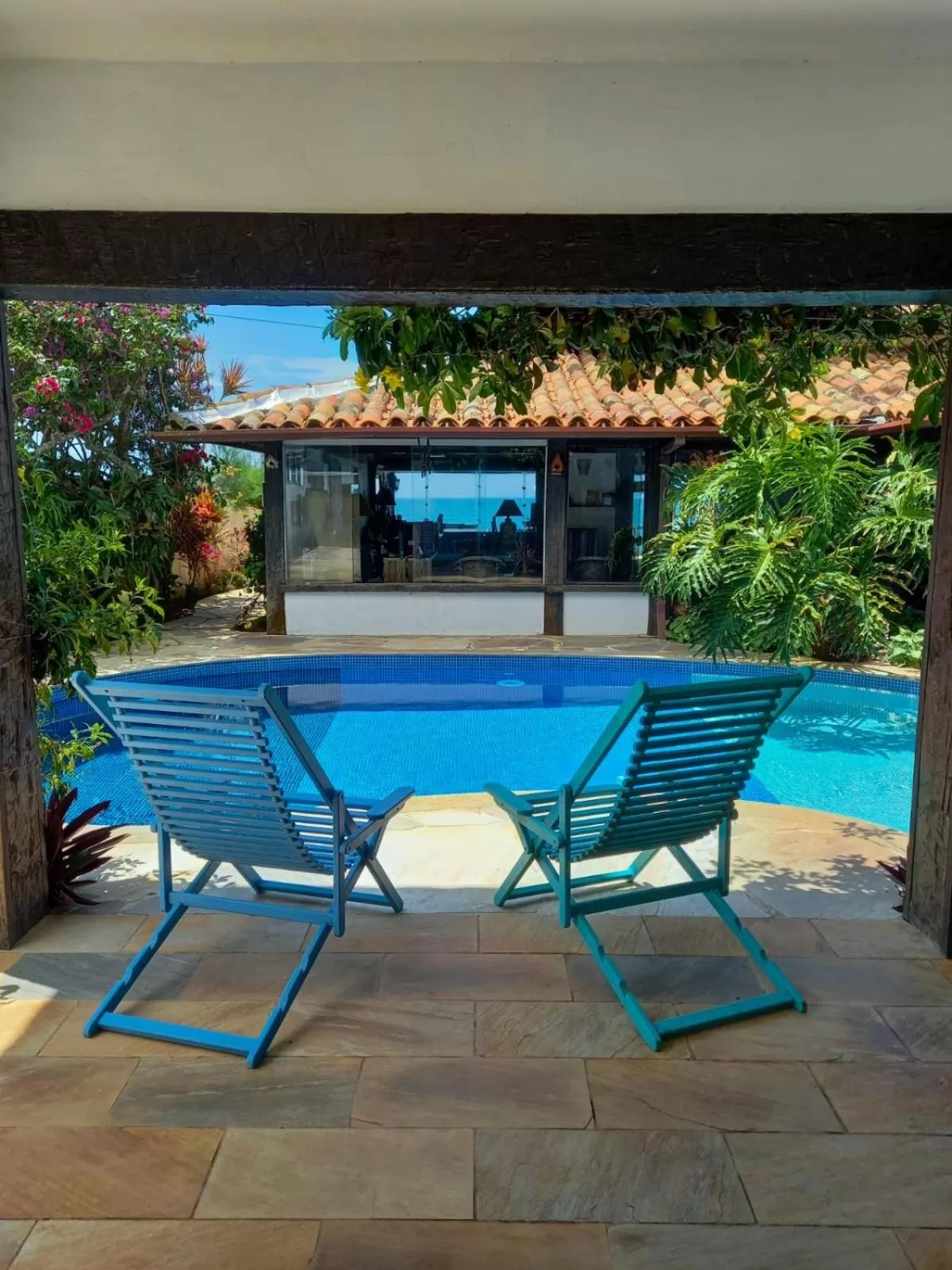 Patio, Swimming Pool in Vila Bela-Emília