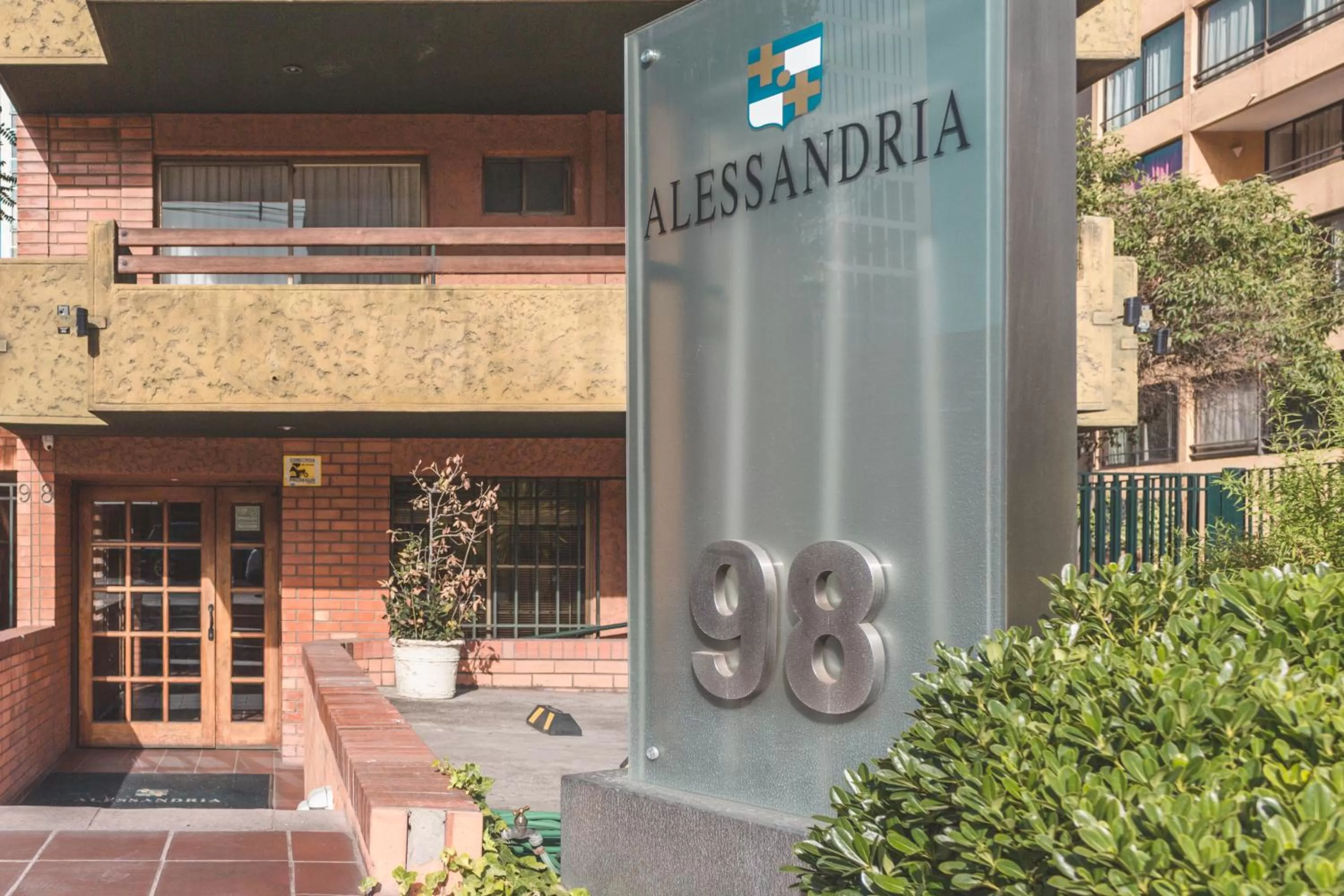 Property building, Property Logo/Sign in Alessandria Apart - Coronel Pereira
