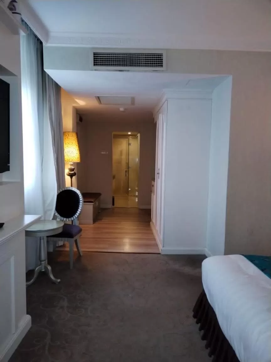 Bed in RC Hotel Melaka