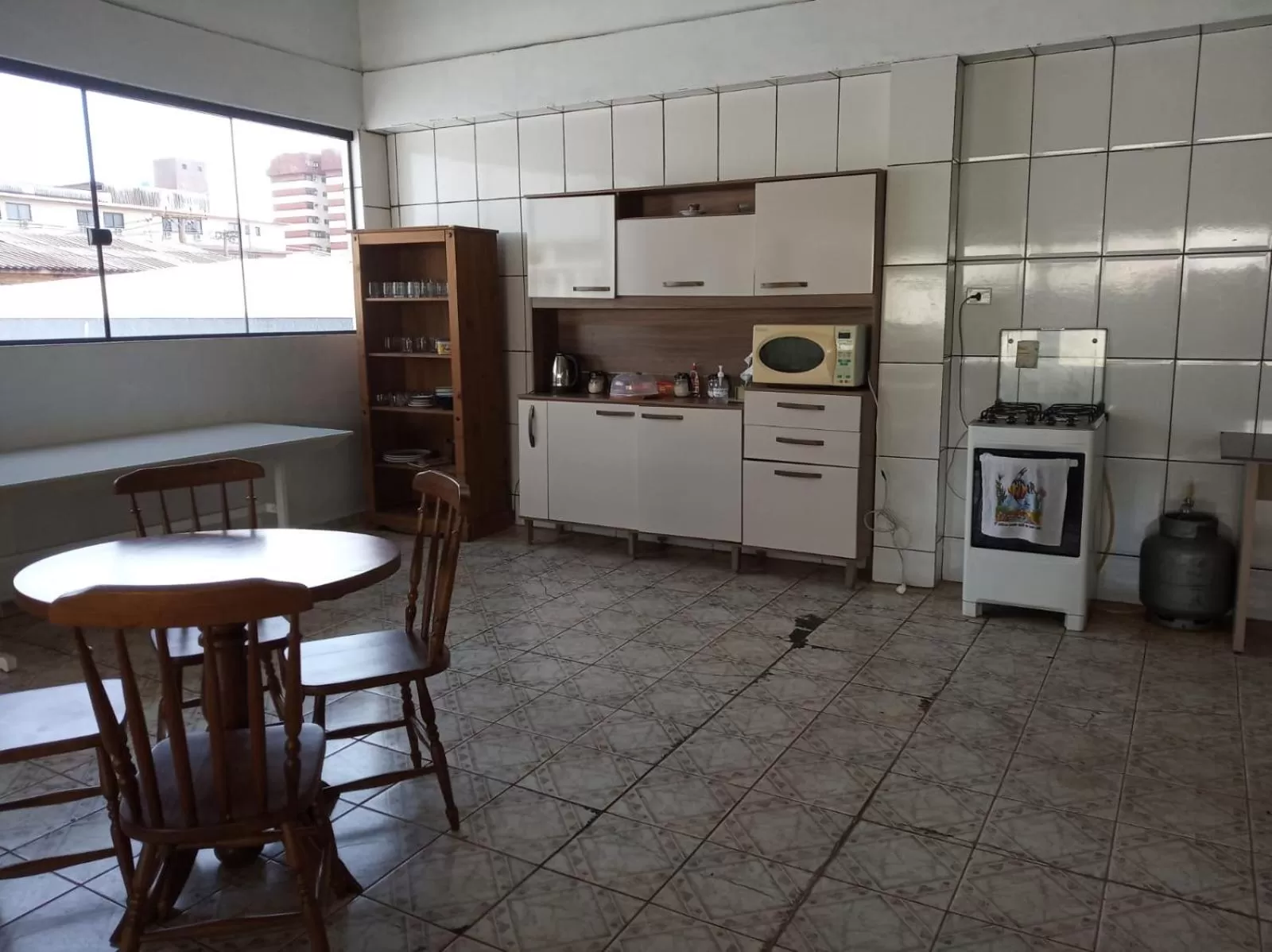 Kitchen/Kitchenette in Pousada Murilo centro foz