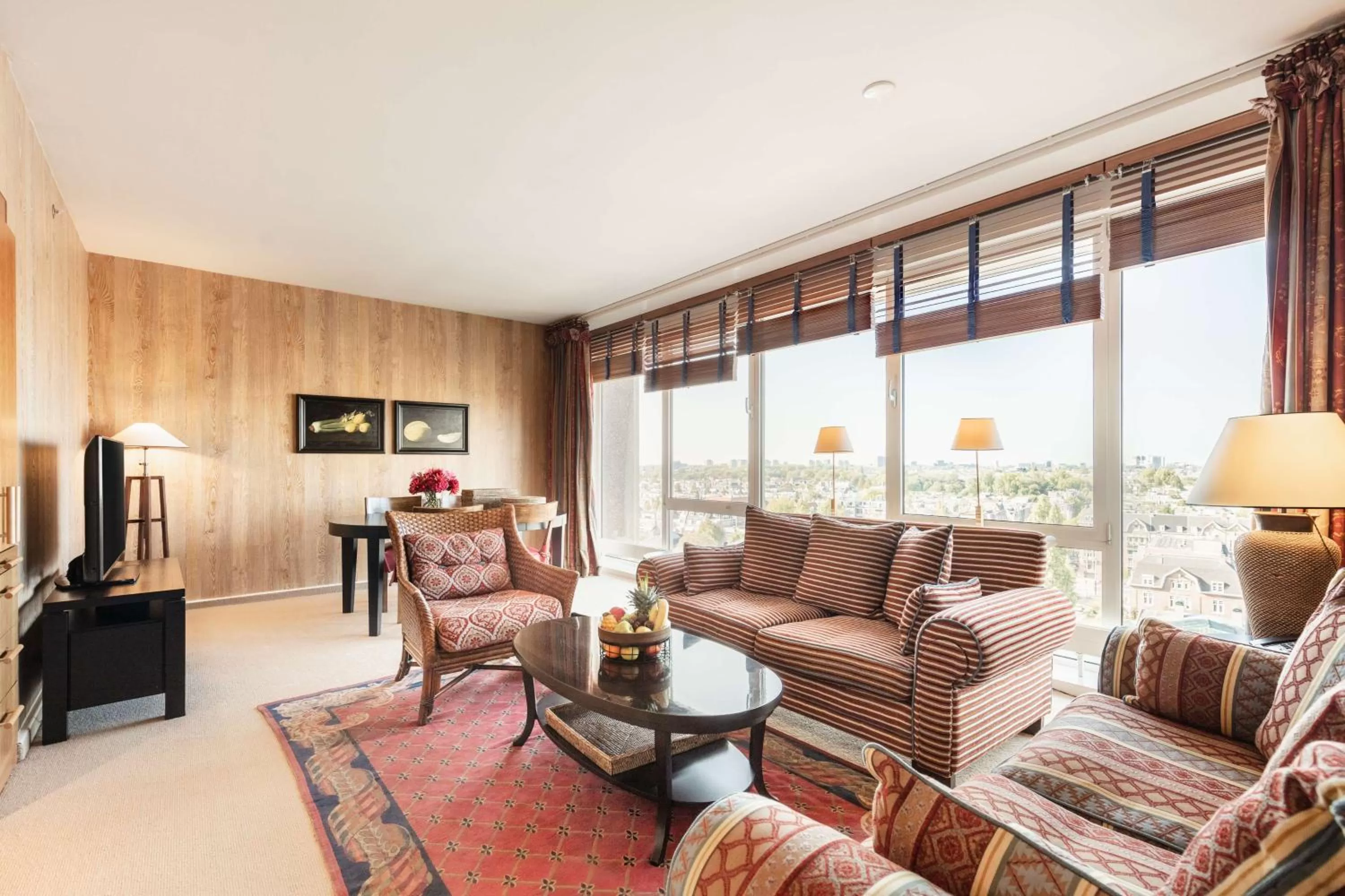 Living room in Hilton Amsterdam