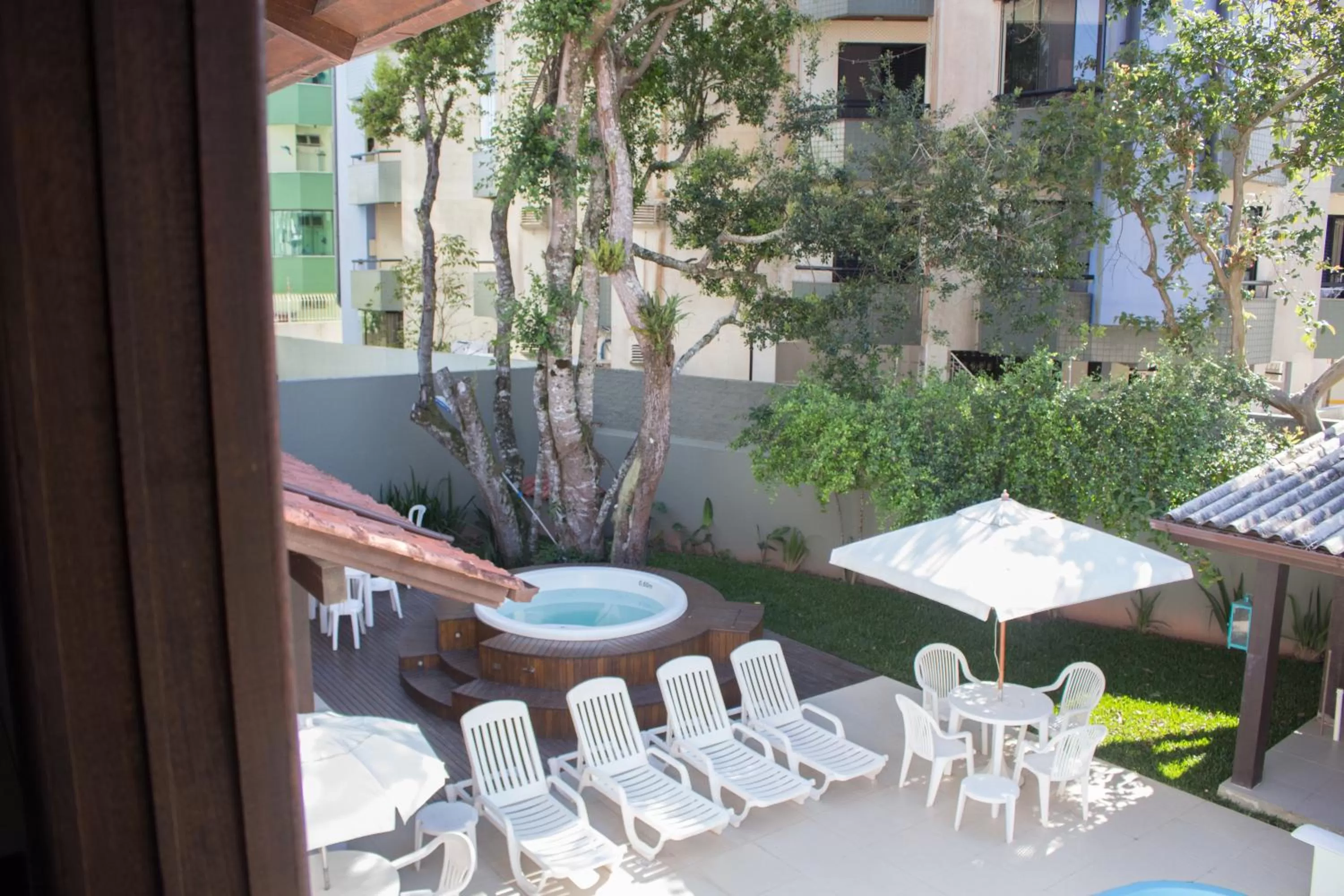 Pool View in Beach House Floripa
