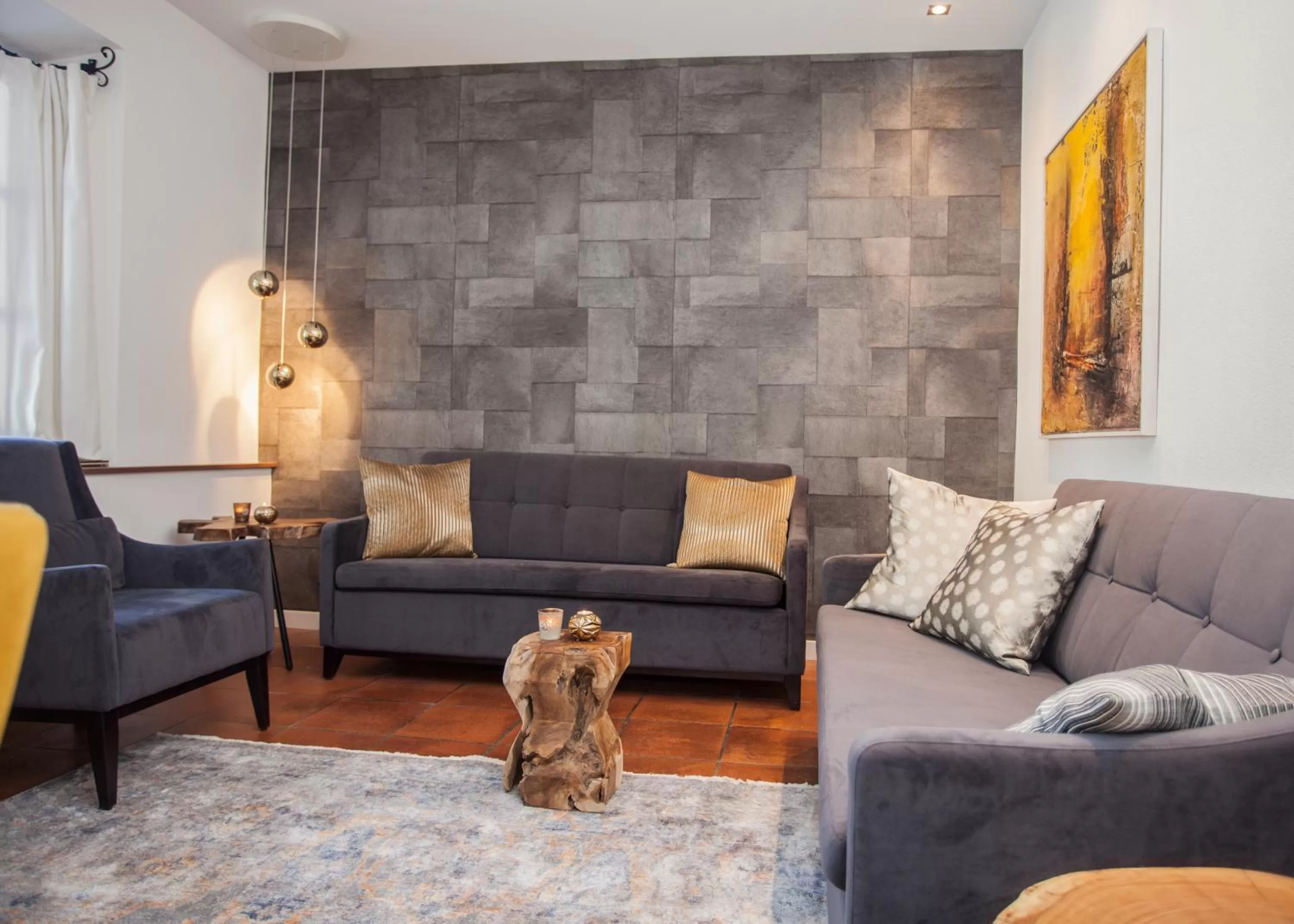 Communal lounge/ TV room in Boutique-Hotel Weigels Bergfreiheit