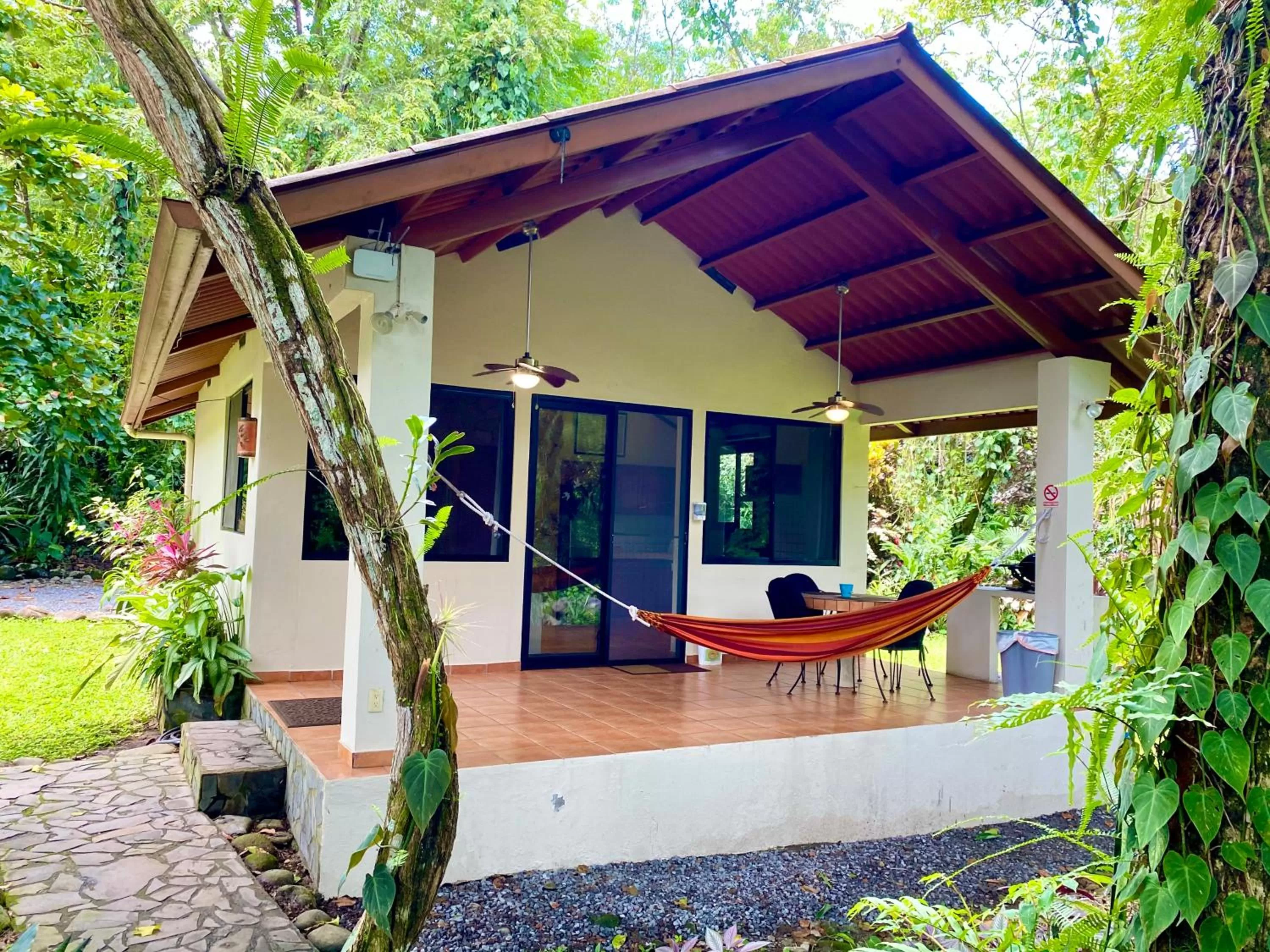 Balcony/Terrace in Cabanas Rio Encantado