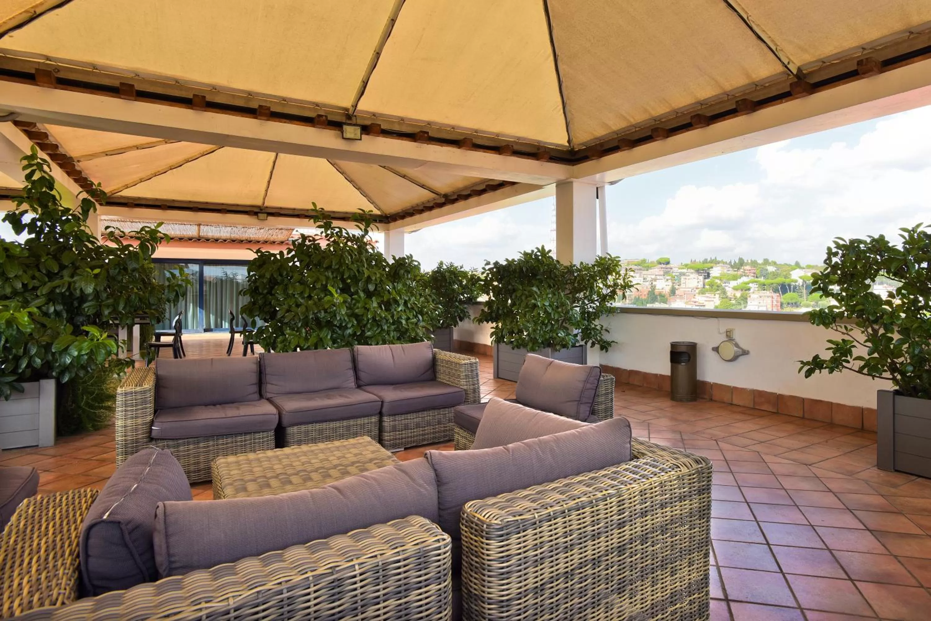 Balcony/Terrace in Grand Hotel Tiberio