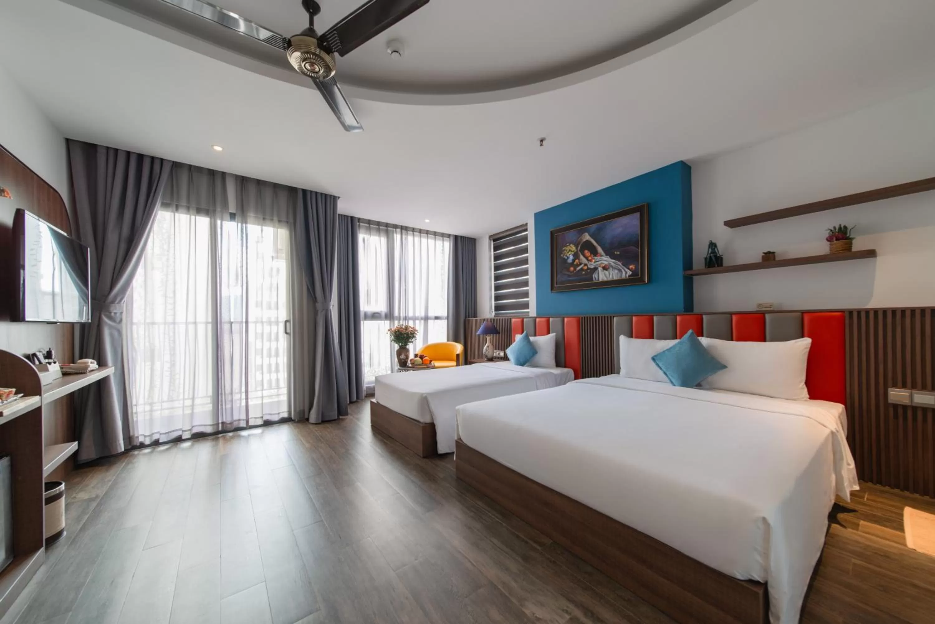 Bed in Aaron Boutique Hotel