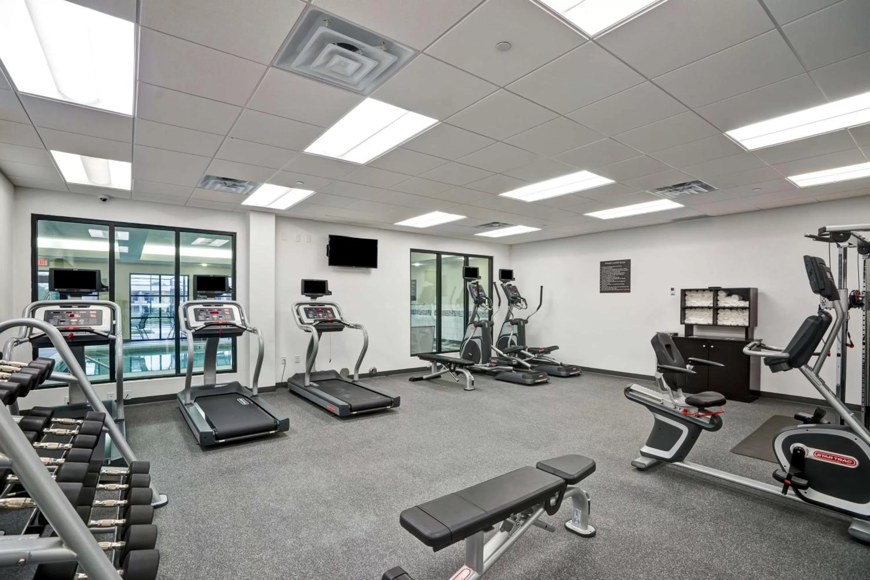 Fitness centre/facilities in Homewood Suites by Hilton Christiansburg