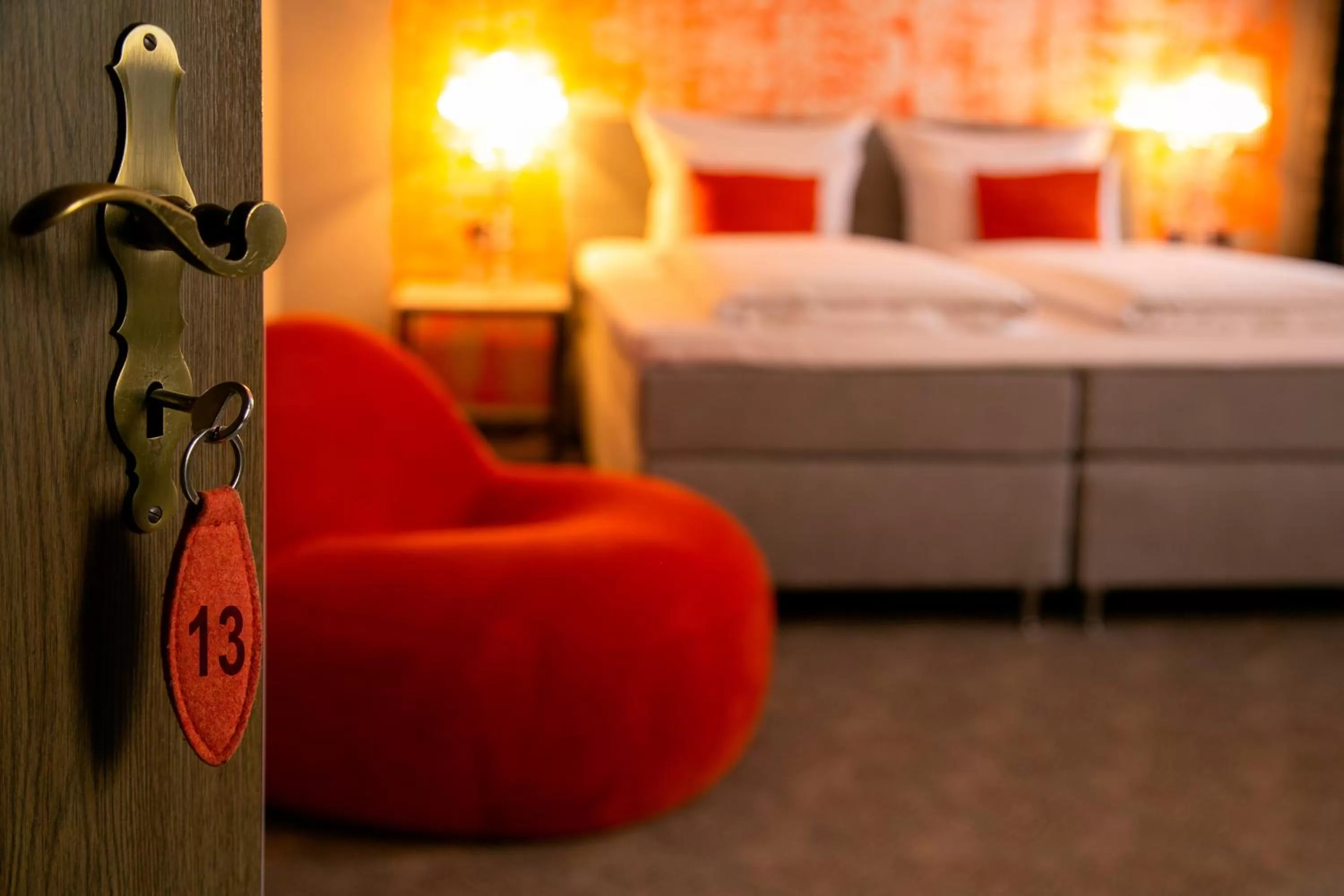 Photo of the whole room, Bed in Hotel Maxplatz