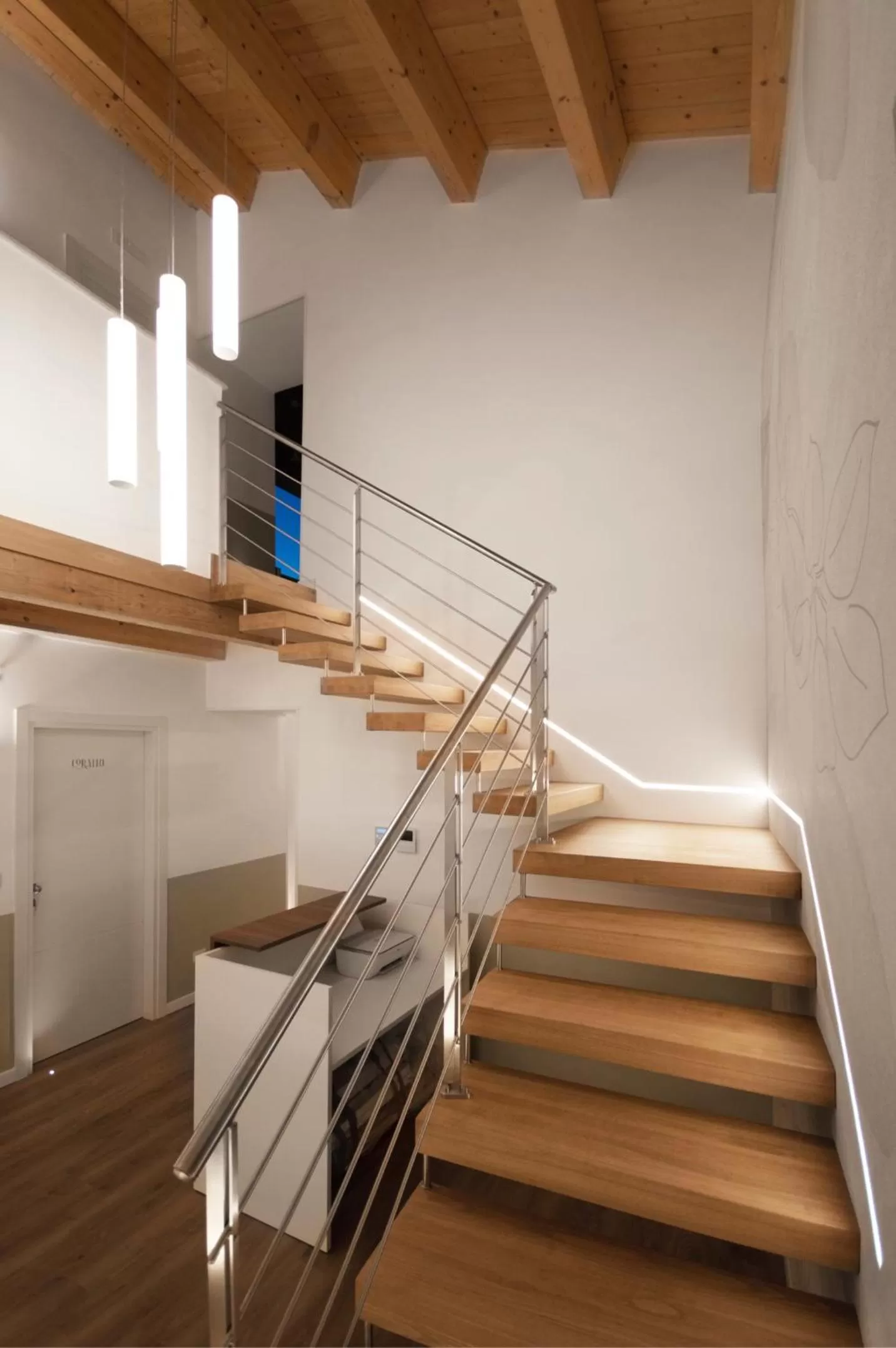 Lobby or reception in B&b Porta Arpana