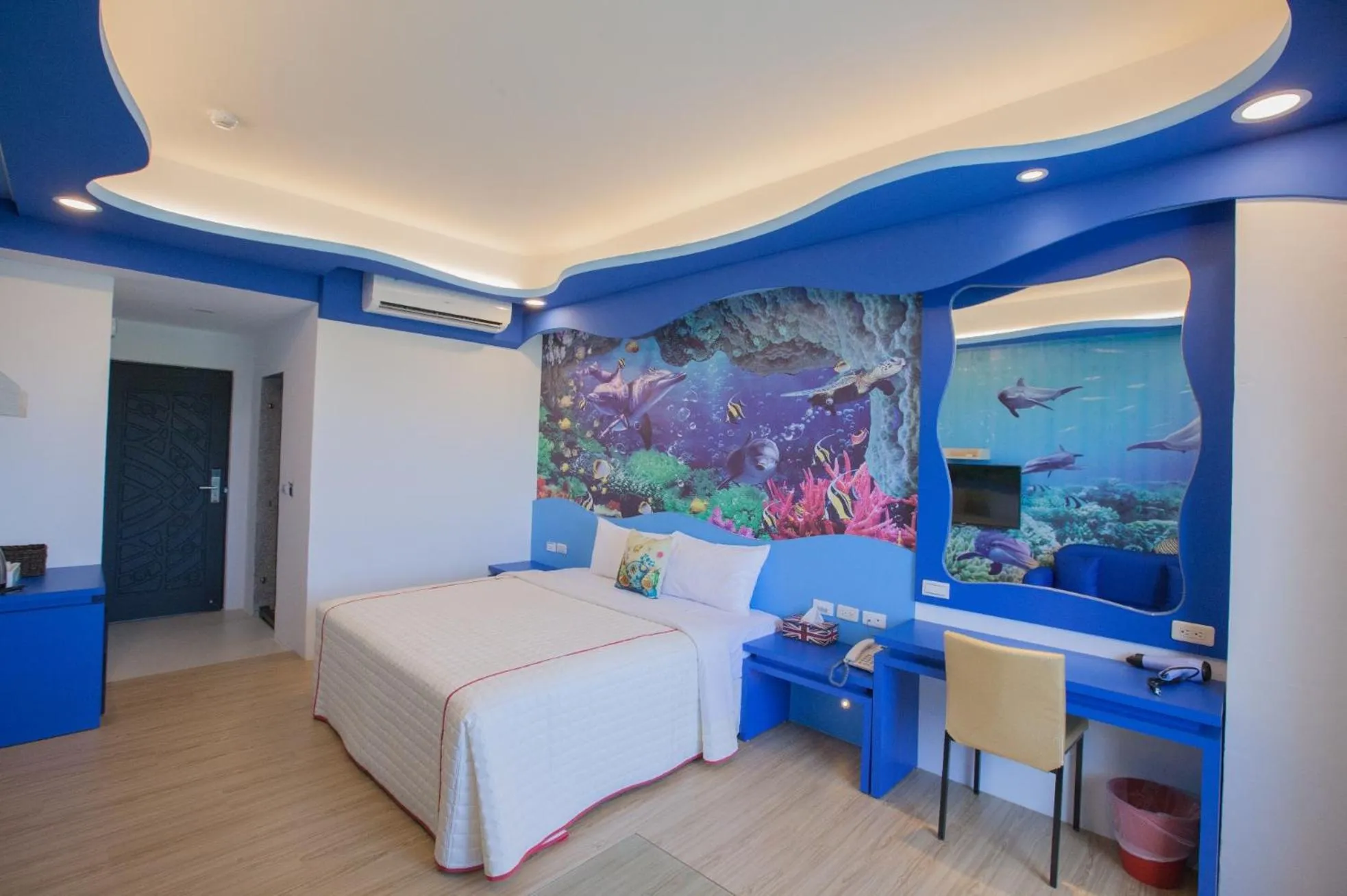 Photo of the whole room, Bed in Song Ping Resort松平渡假會館