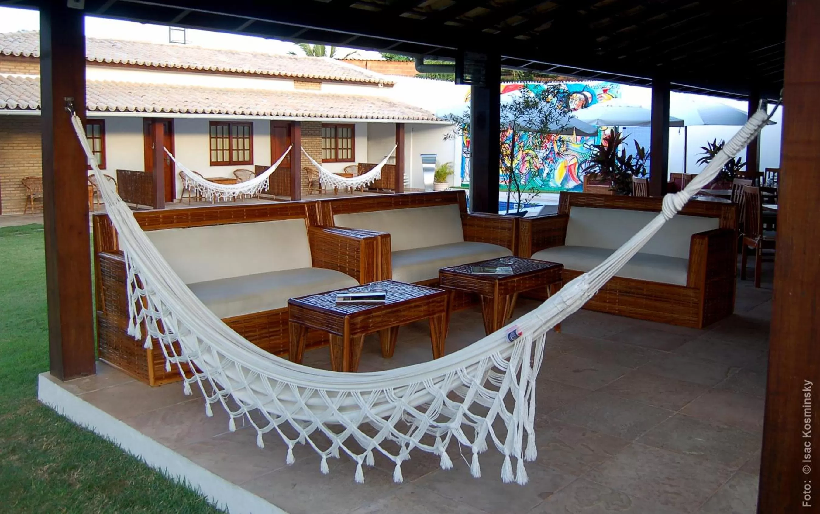 Patio in Hotel Pousada Salvador Paradise
